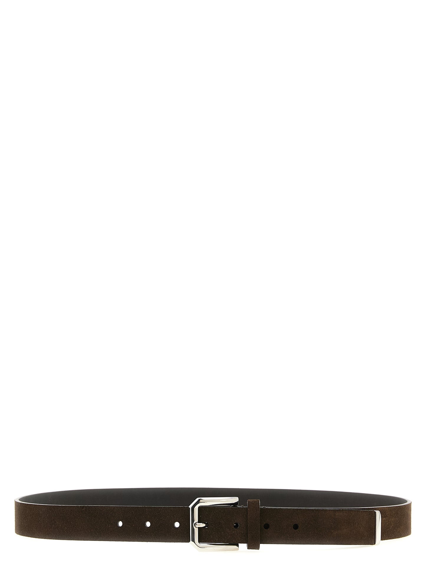 Belt by Brunello Cucinelli for men in bull leather brown features an distinguished design, perfectly showcasing the sophisticated craftsmanship of this distinguished Bull Leather Belt.