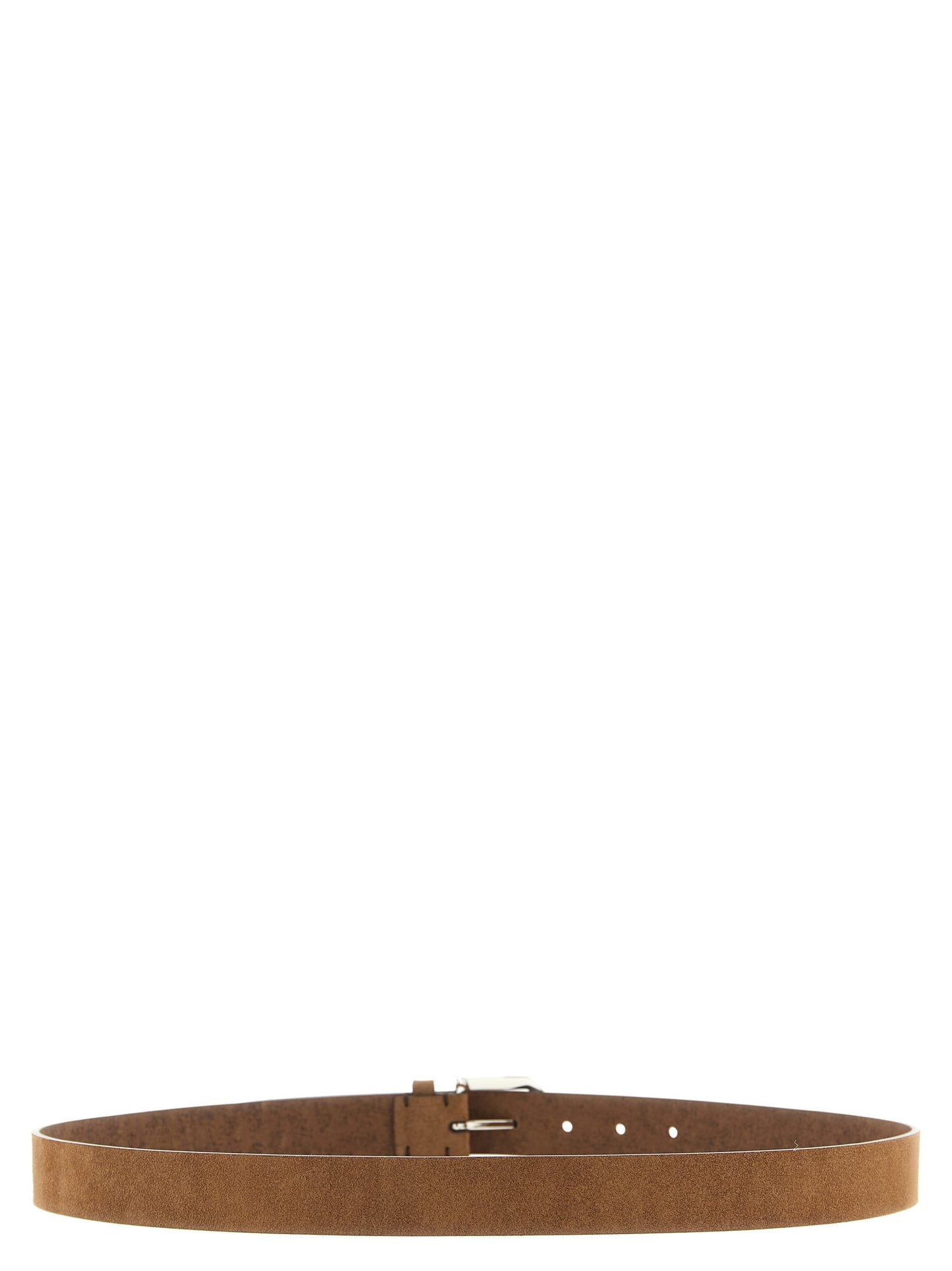 Belt by Brunello Cucinelli for men in bos taurus bull leather brown features a bohemian chic silhouette, showcasing the bohemian chic Bos Taurus Bull Leather Belt design with a sophisticated bohemian chic finish.