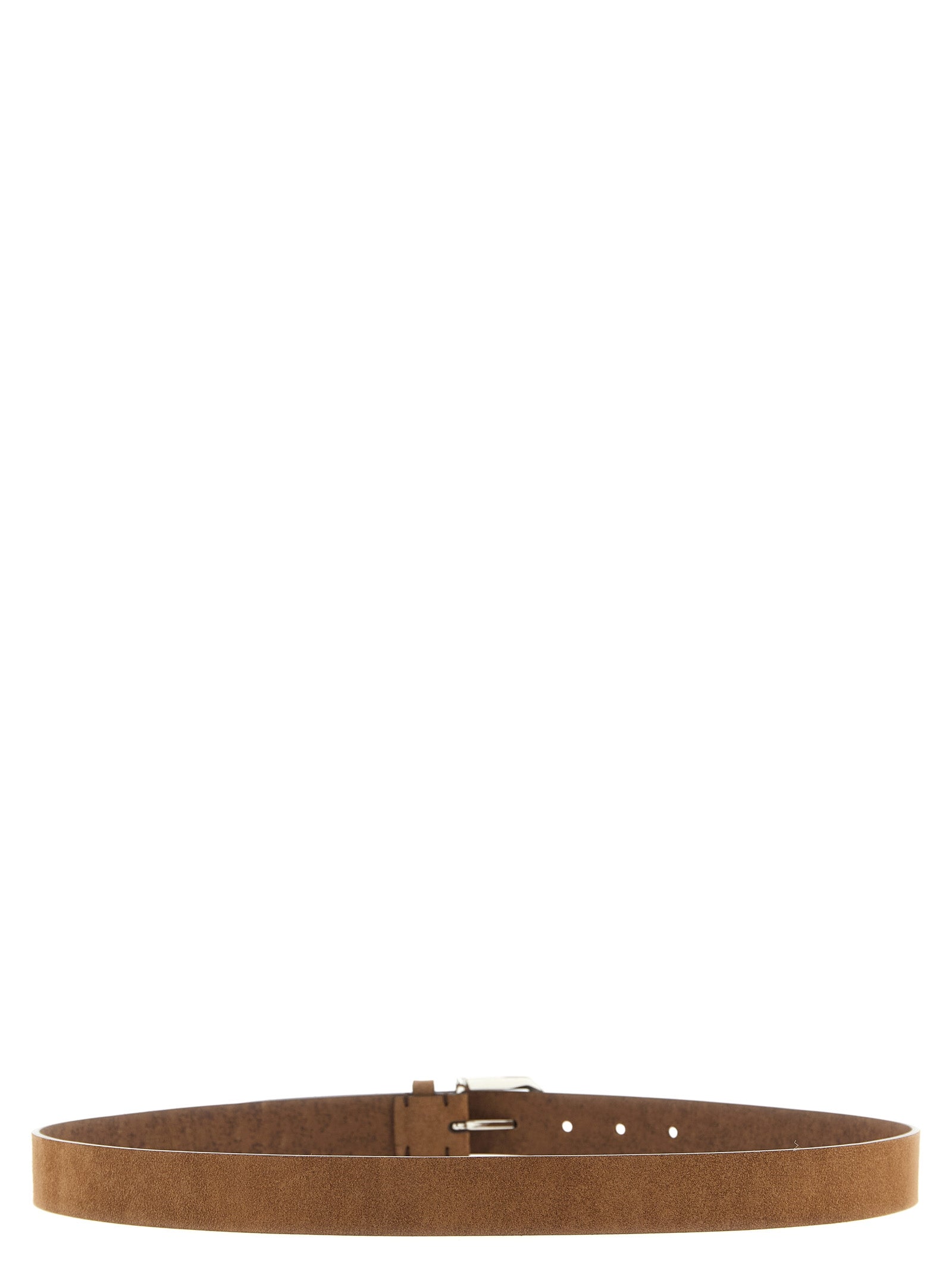 Belt by Brunello Cucinelli for men in bos taurus bull leather brown features a bohemian chic silhouette, showcasing the bohemian chic Bos Taurus Bull Leather Belt design with a sophisticated bohemian chic finish.