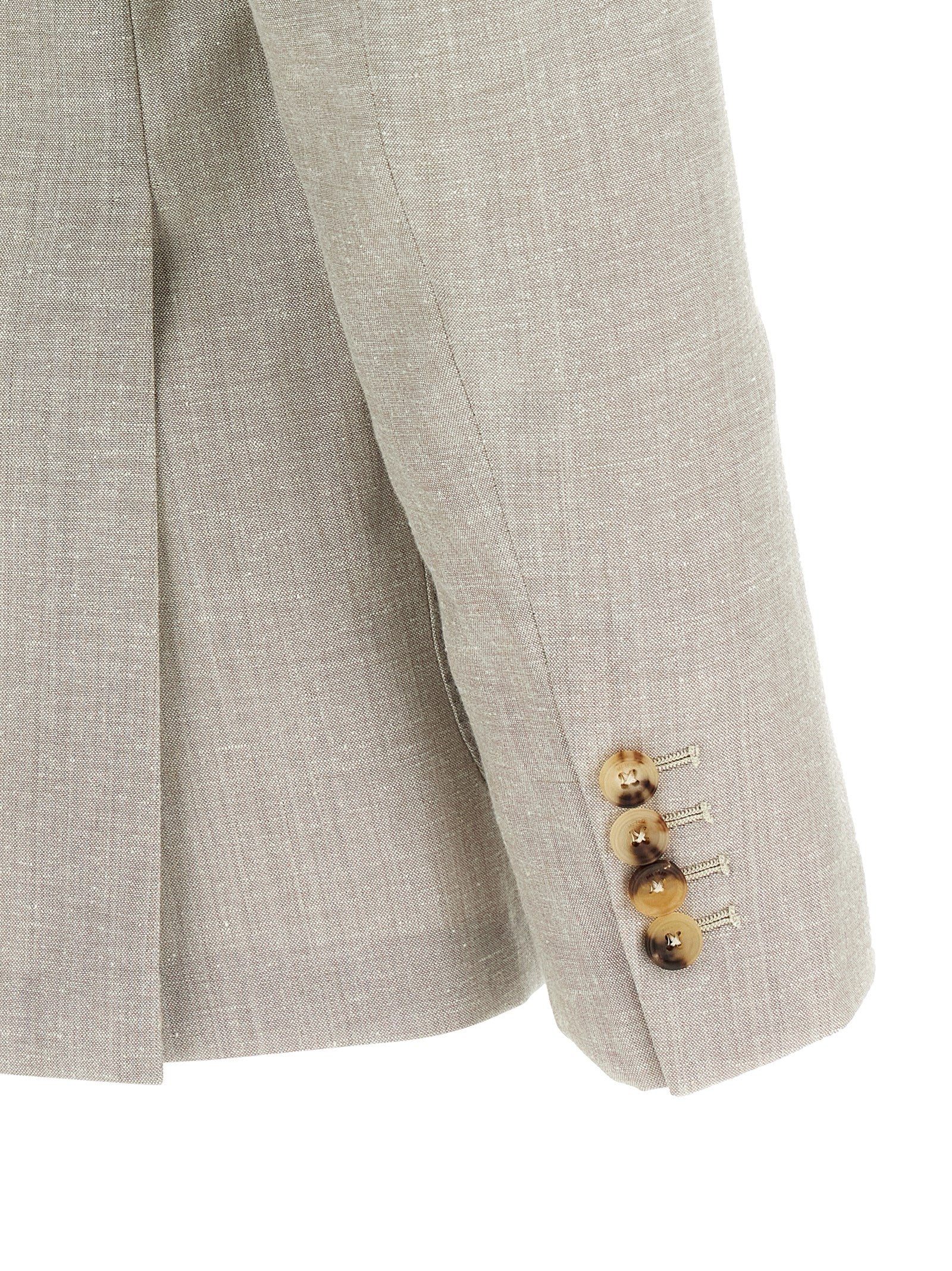 Blazer by Pal Zileri for men in cotton cupro wool & linen copper, gray, horn & signature features an crisp silhouette with sophisticated and a crisp for a truly crisp finish.