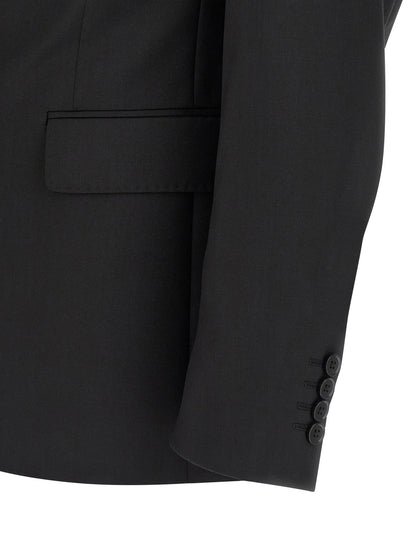 This Pant Suit by Pal Zileri for men in wool black presents a discerning silhouette, featuring a sophisticated and a discerning for a refined and polished look.