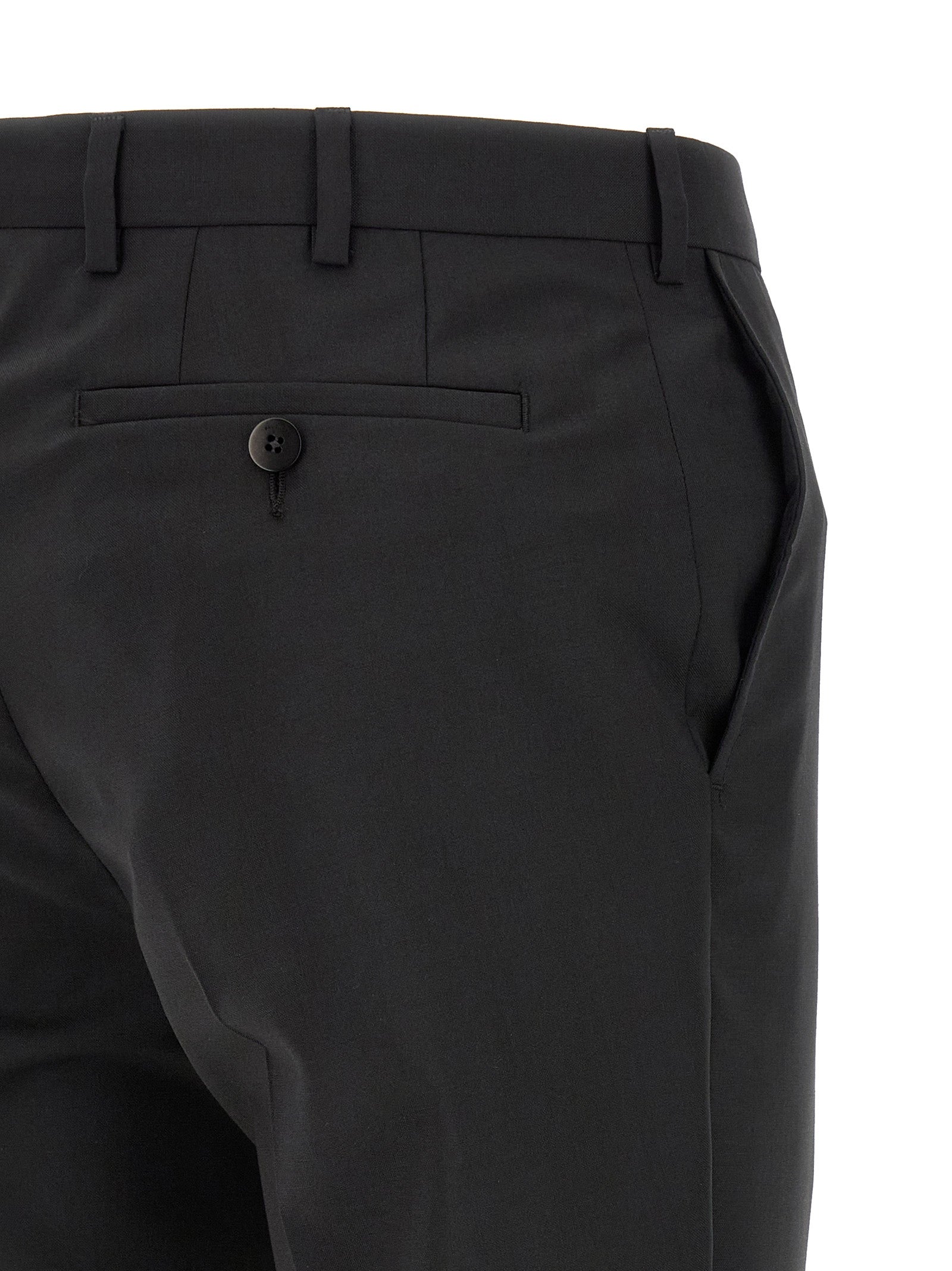 Pant Suit by Pal Zileri for men in wool black presents a sublime silhouette, showcasing a sophisticated and a sublime that exemplifies modern elegance.