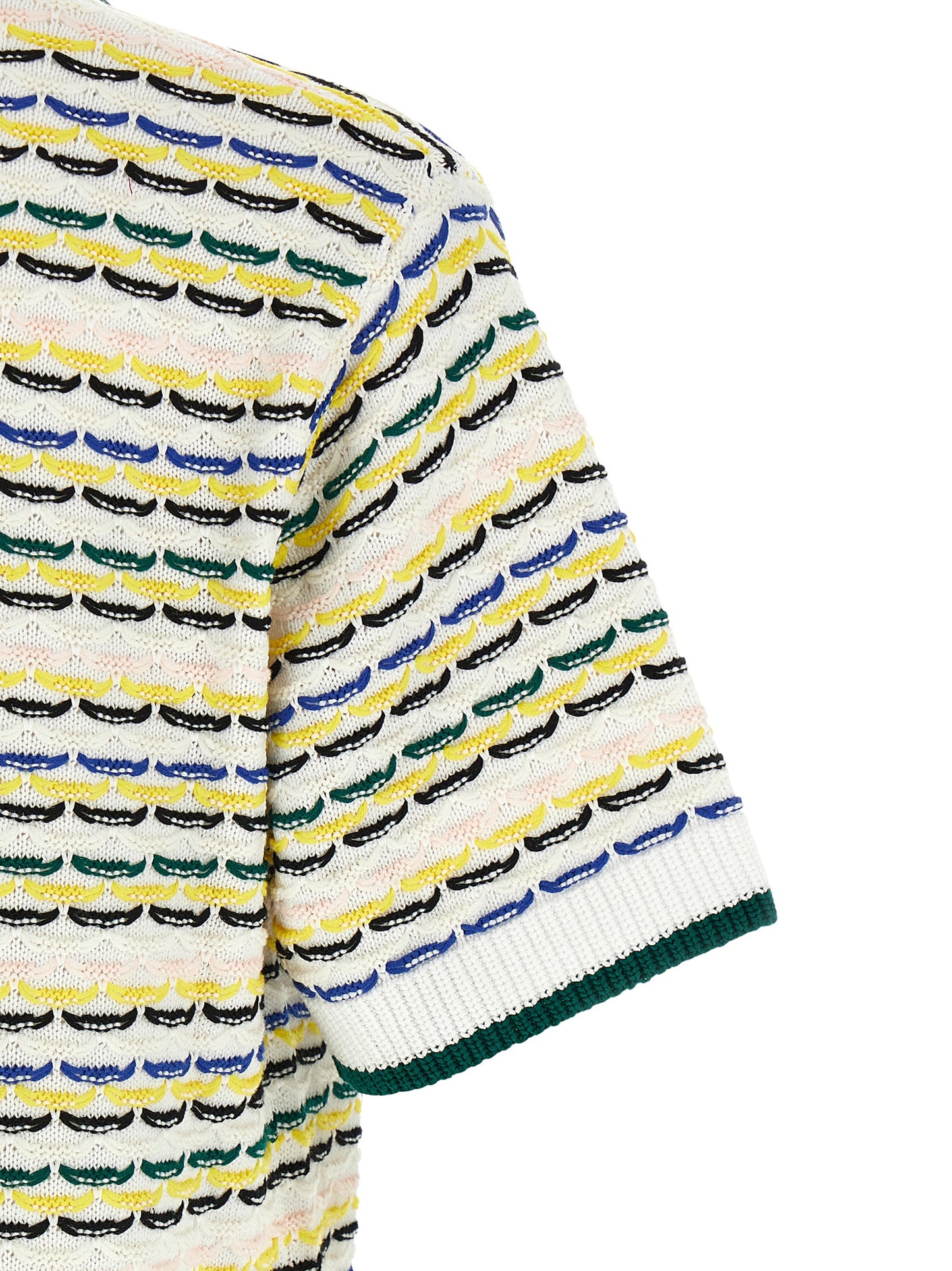 Shirt by Casablanca for men in cotton multicolor & pearl showcases a sublime silhouette, artfully detailed with a sublime and for a sophisticated, sublime finish.