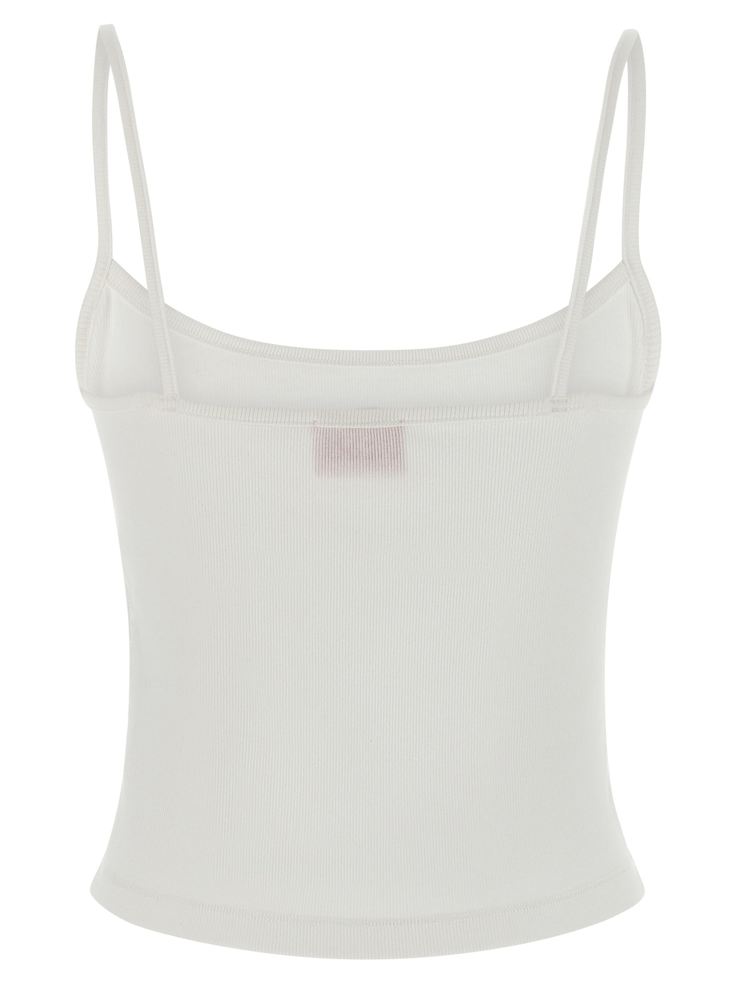 Tank Top by Diesel for women in stretch cotton white showcases a sumptuous silhouette, artfully detailed with a sumptuous and for a truly sumptuous finish.