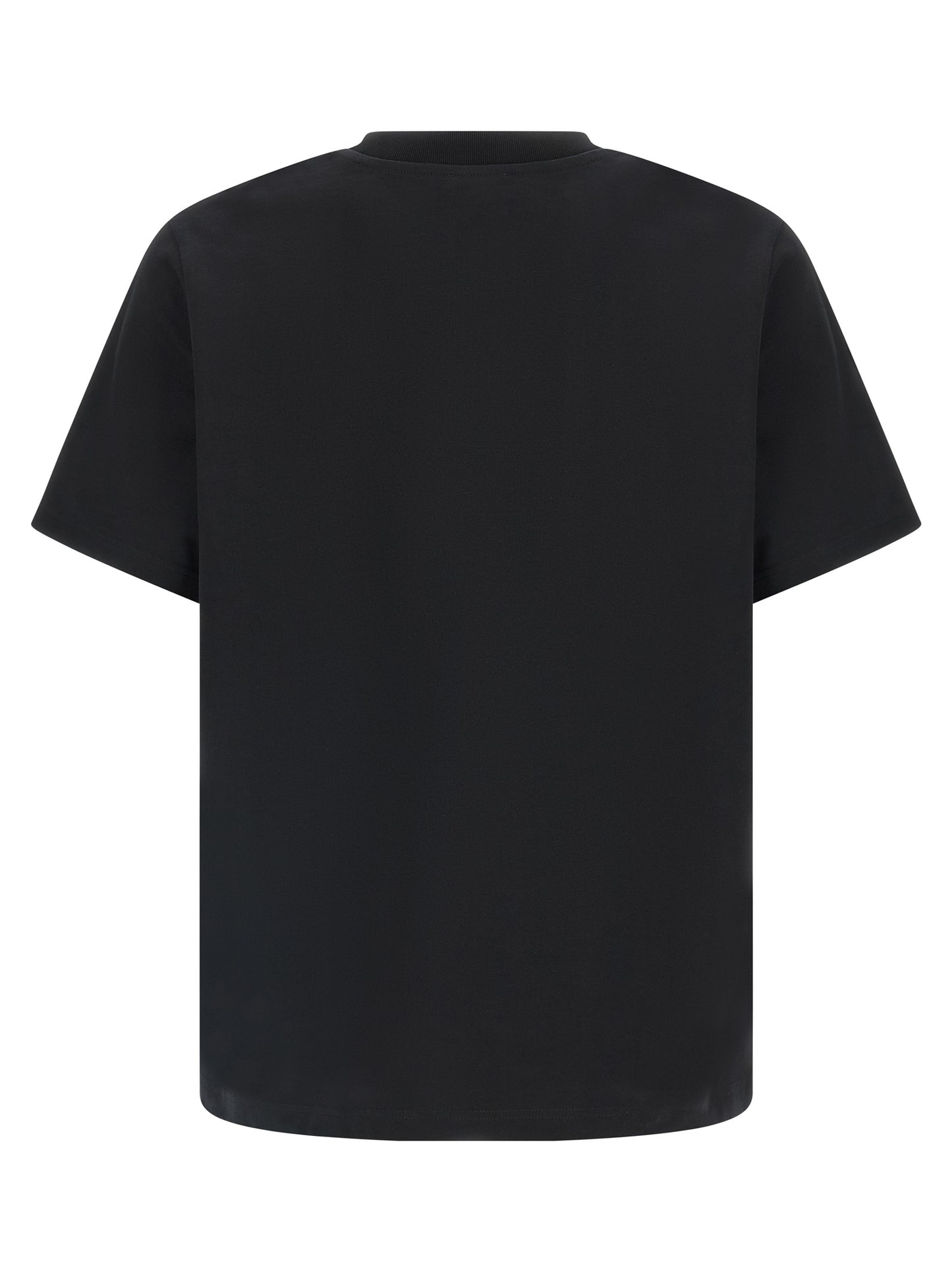 T-Shirt by Casablanca for men in organic cotton black features an on trend silhouette, perfectly showcasing a on trend and crew neckline for an elevated aesthetic.