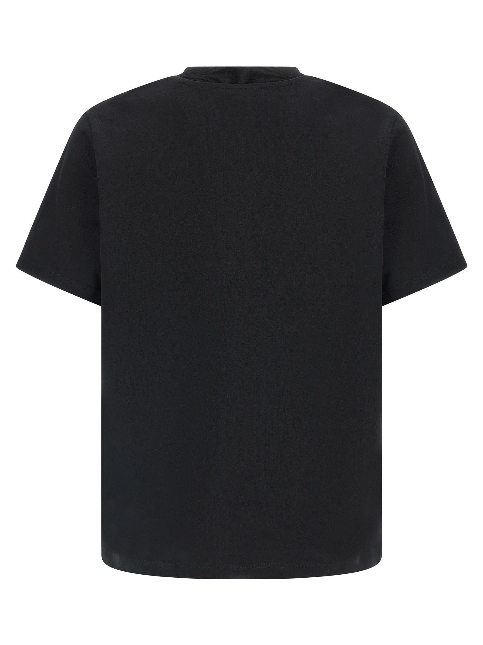 T-Shirt by Casablanca for men in organic cotton black features an on trend silhouette, perfectly showcasing a on trend and crew neckline for an elevated aesthetic.