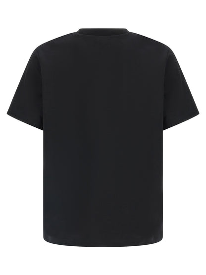 T-Shirt by Casablanca for men in organic cotton black features an on trend silhouette, perfectly showcasing a on trend and crew neckline for an elevated aesthetic.