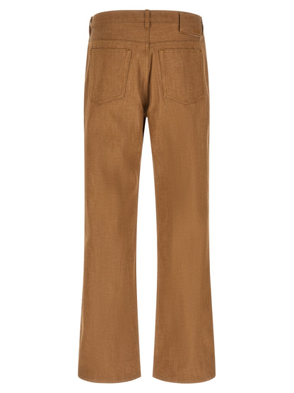 Jeans by A.P.C. for men in denim cotton brown presents a refined pantology silhouette, artfully defined by a refined pantology straight-leg & wide, long, and a sophisticated .