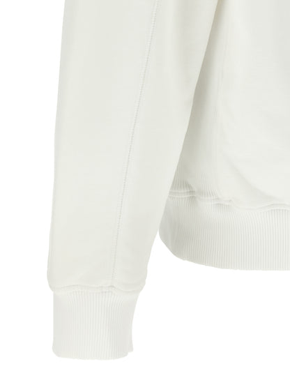 Sweatshirt Hoodie by Casablanca for men in organic cotton white & print features a authentic silhouette, showcasing a sophisticated and authentic detail for a refined finish.