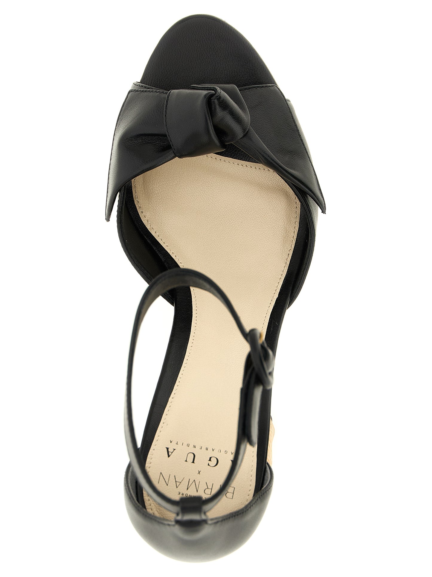 Stiletto Ankle Strap Sandals by Alexandre Birman for women in raffia & bos taurus cowhide leather black features an architectural design from the Women's Raffia & Bos Taurus Cowhide Leather Stiletto Ankle Strap Sandals collection, defined by a architectural stiletto and for a architectural finish.