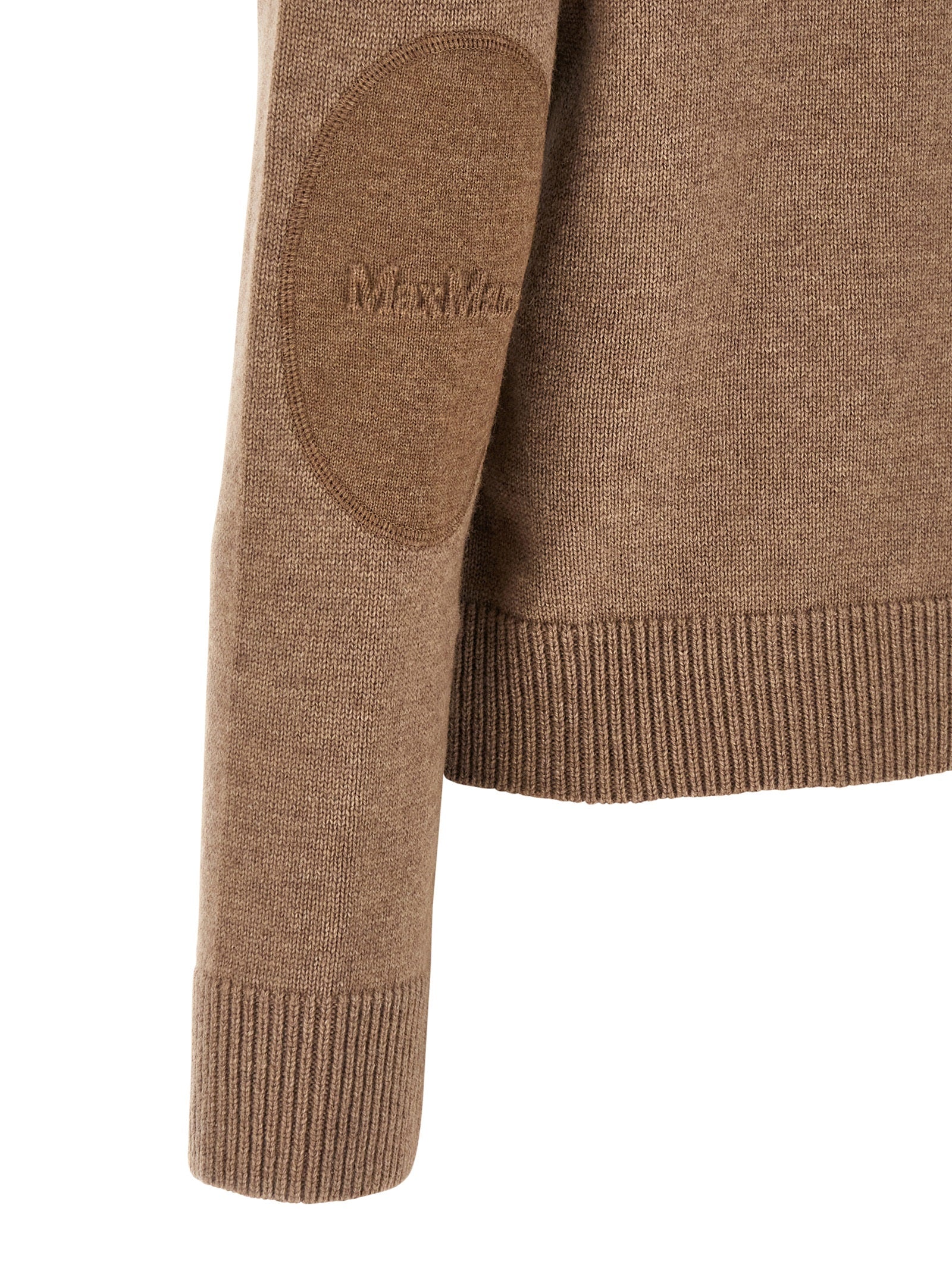 Cardigan by S Max Mara for women in cashmere brown features an impeccable silhouette, showcasing a sophisticated and detail for a truly impeccable finish.