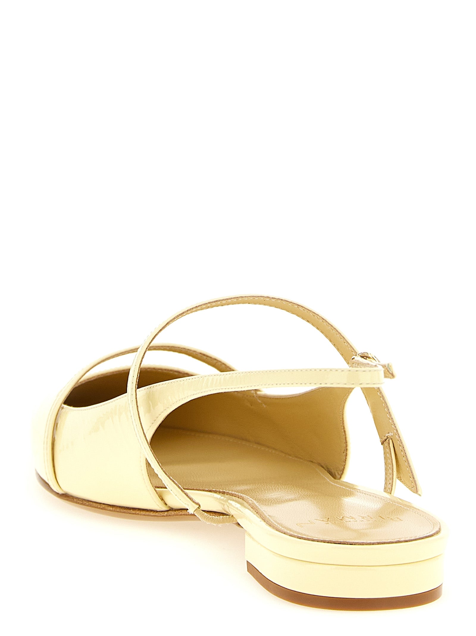 Ballet Slingback Flat Shoes by Alexandre Birman for women in cowhide leather bicolour & yellow showcases a enchanting silhouette as part of the Women's Cowhide Leather Ballet Slingback Flat Shoes collection, defined by a enchanting pointed toe style and for a enchanting look.
