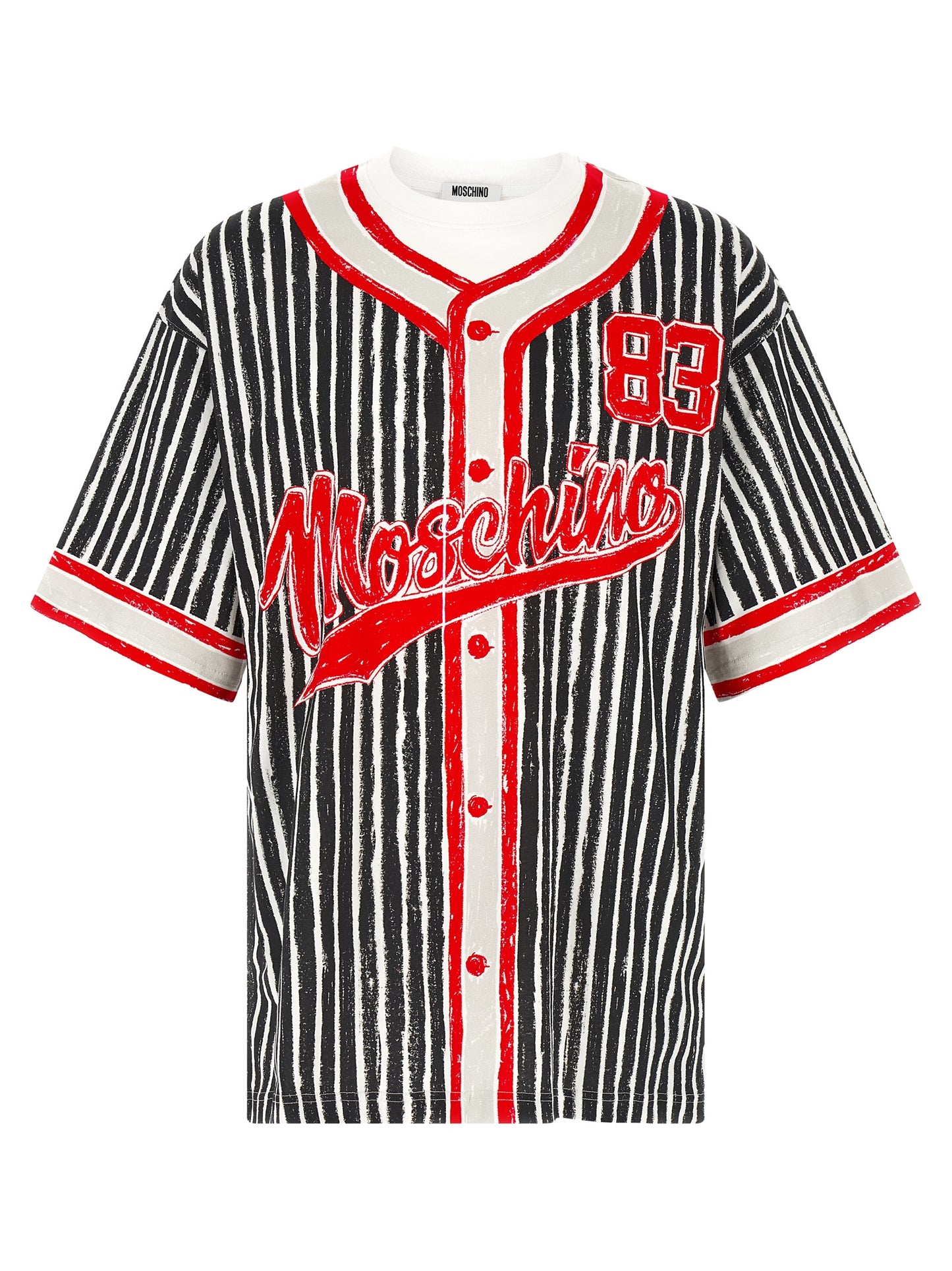 This Polo Shirt by Moschino for men in organic cotton multicolor & print presents a flawless silhouette, showcasing flawless short-sleeve detailing and a refined for a truly flawless aesthetic.