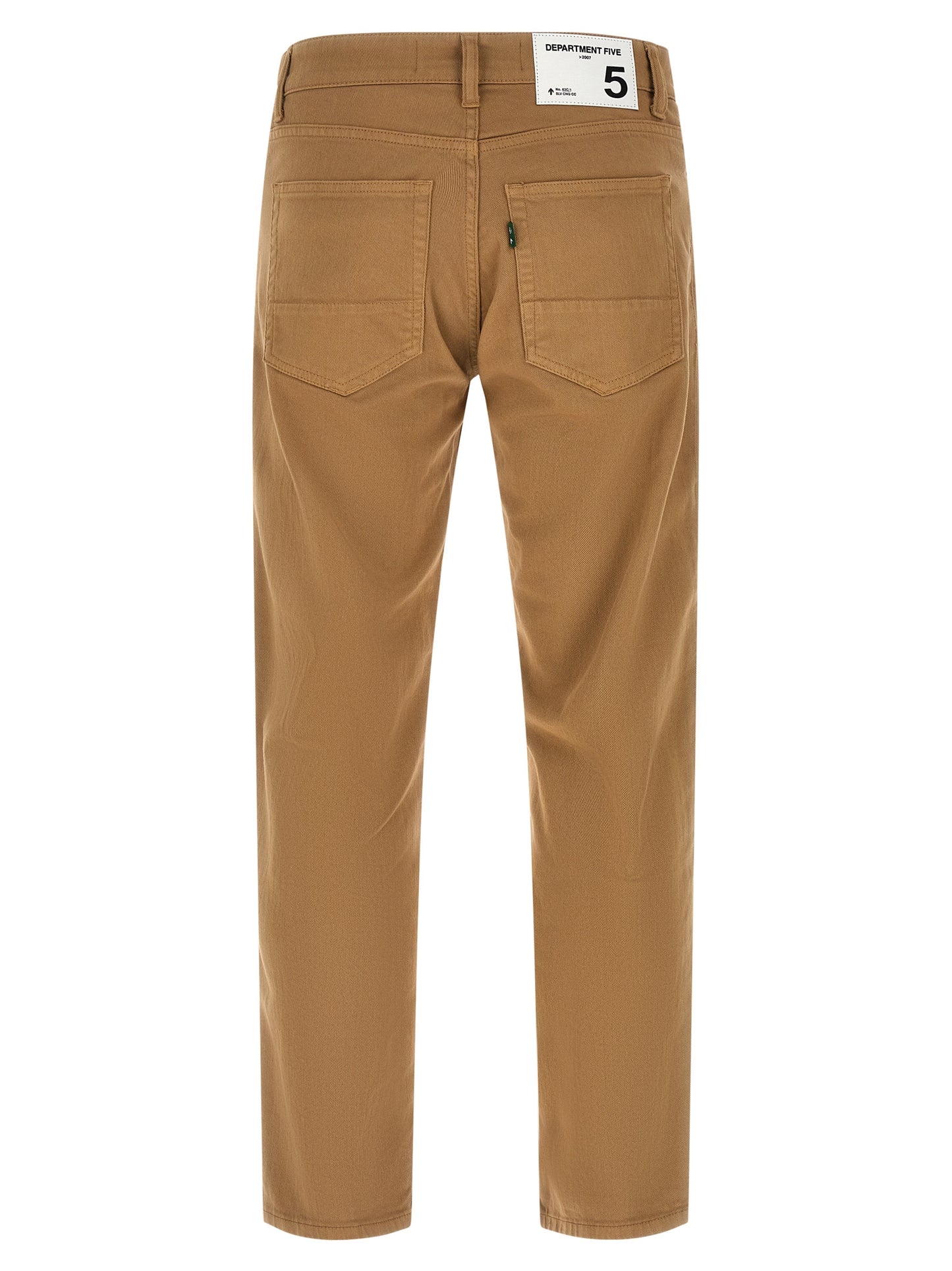 Jeans by Department 5 for men in stretch denim cotton beige features an refined tailoring silhouette, showcasing a premium straight-leg, regular-fit & cropped with a and cropped cut for a refined tailoring look.
