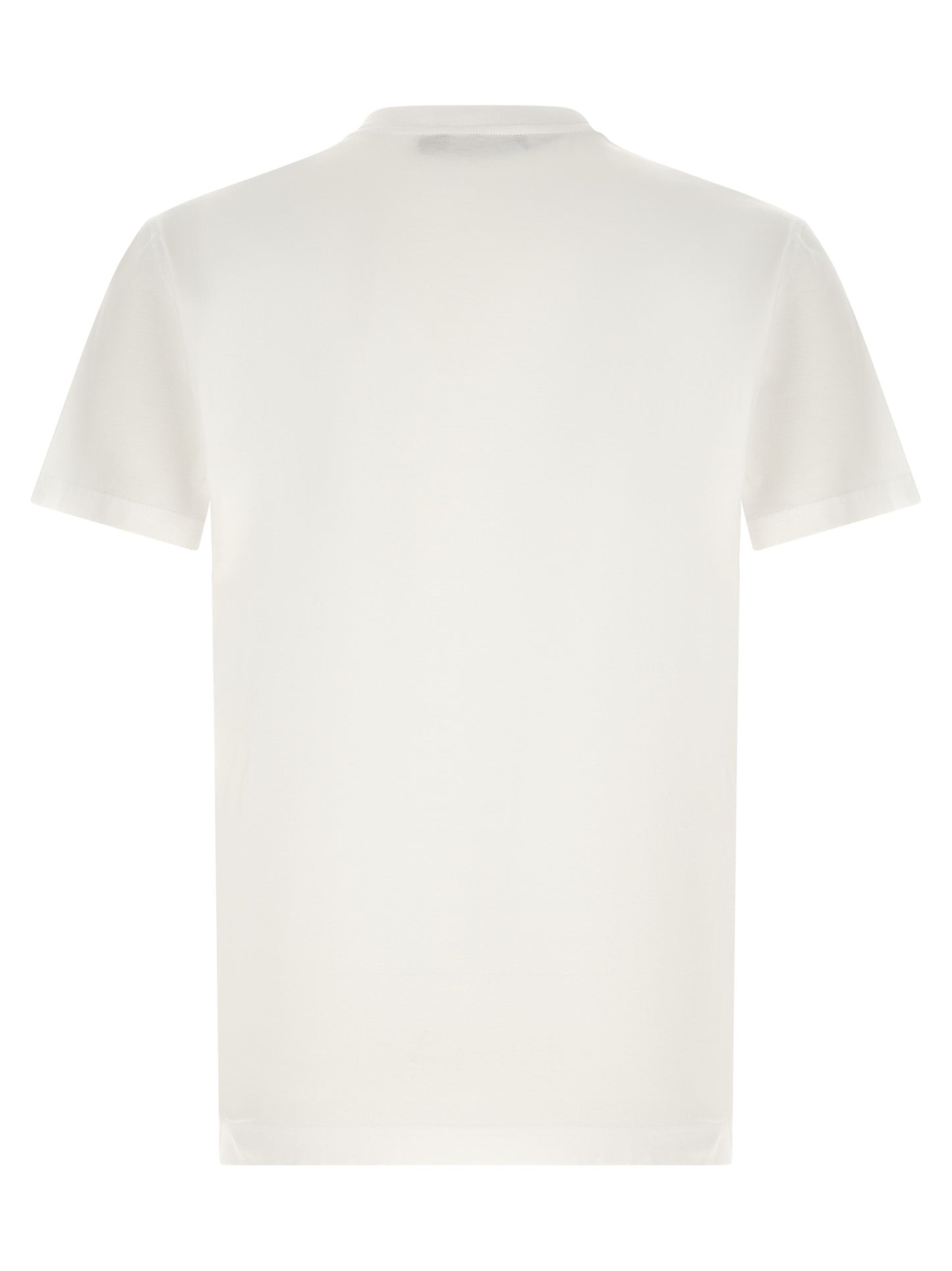 T-Shirt by Dolce & Gabbana for men in cotton white features an on trend silhouette, perfectly showcasing a on trend and crew neckline for an elevated aesthetic.