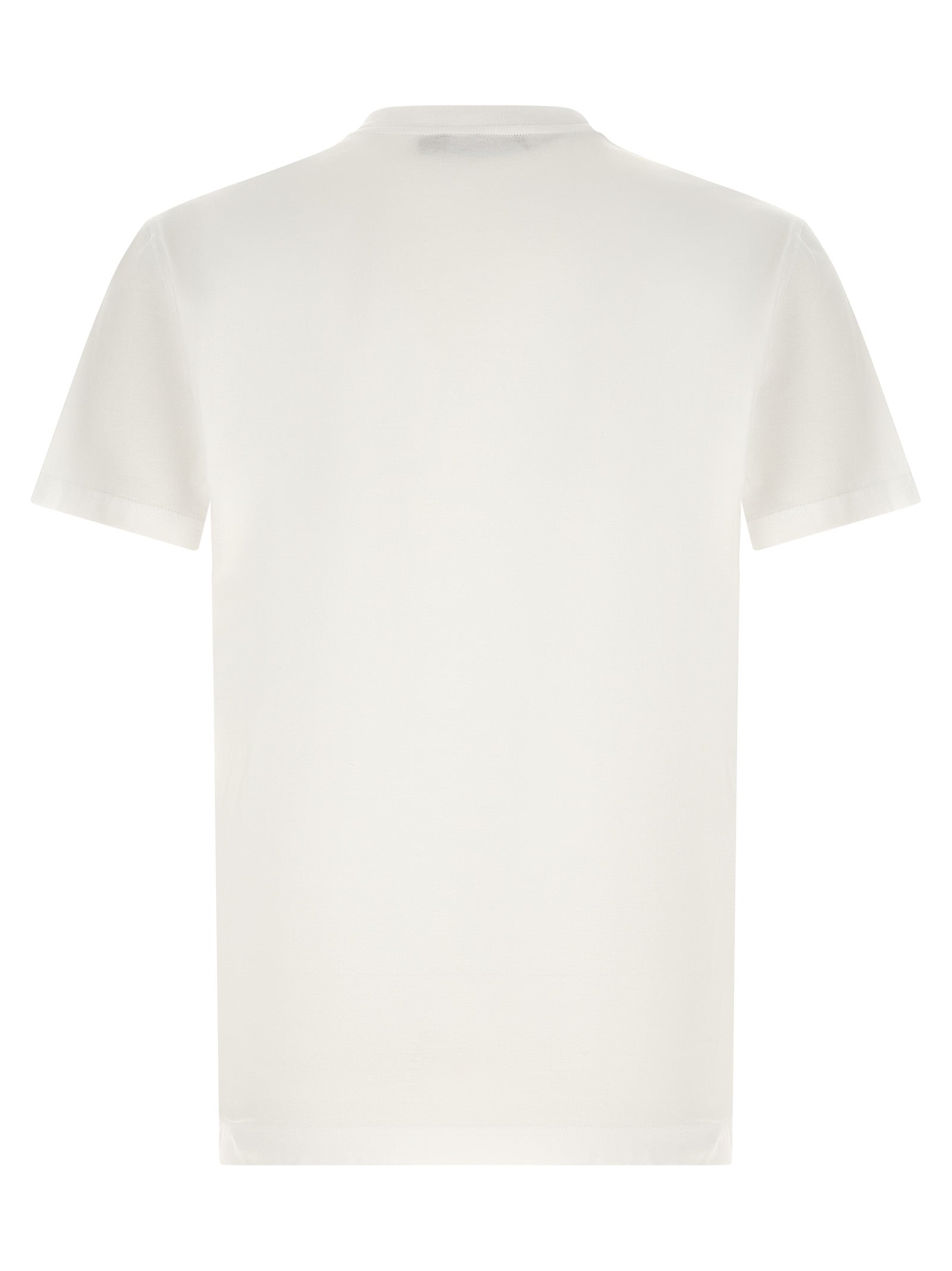 T-Shirt by Dolce & Gabbana for men in cotton white features an on trend silhouette, perfectly showcasing a on trend and crew neckline for an elevated aesthetic.
