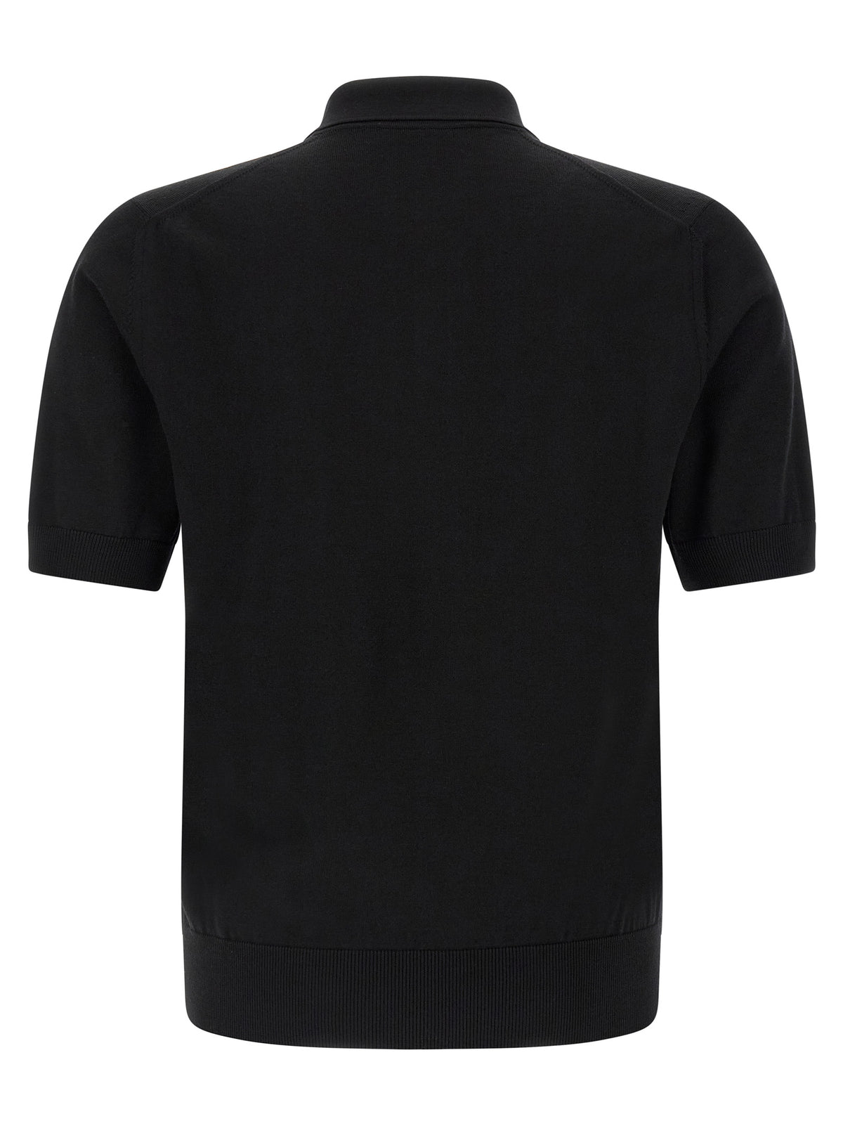 Dolce & Gabbana Men's Virgin Wool Polo Shirt - Black