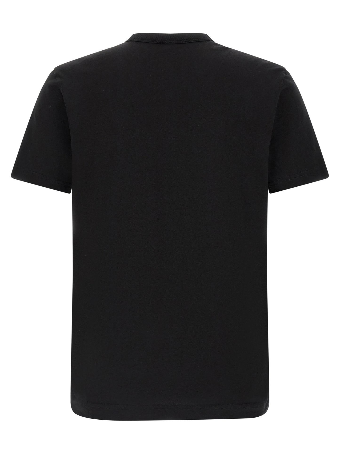 Dolce & Gabbana Men's Short-Sleeve Crew Neck Cotton T-Shirt - Black