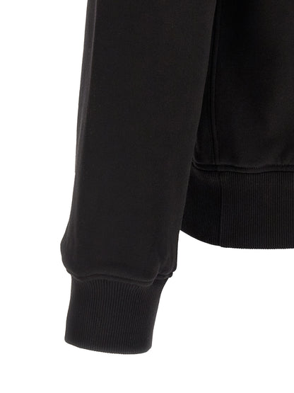 Sweatshirt by Dolce & Gabbana for men in cotton black features a unrivaled silhouette with a refined crew neckline and unrivaled detailing for a sophisticated look.