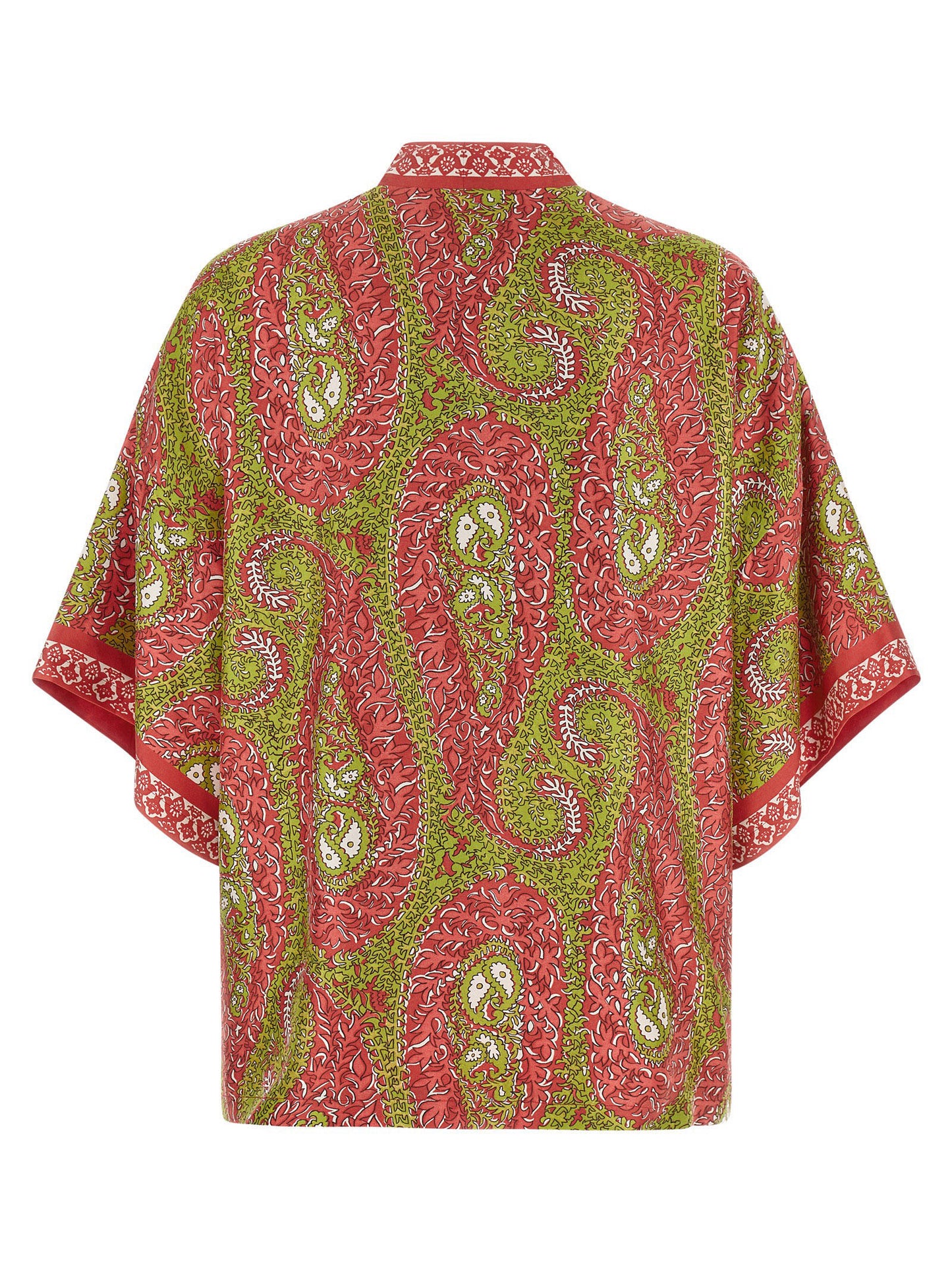 Cardigan by Etro for women in silk twill multicolor, patterned & paisley showcases a luxurious silhouette, meticulously detailed with a sophisticated and for a refined finish.