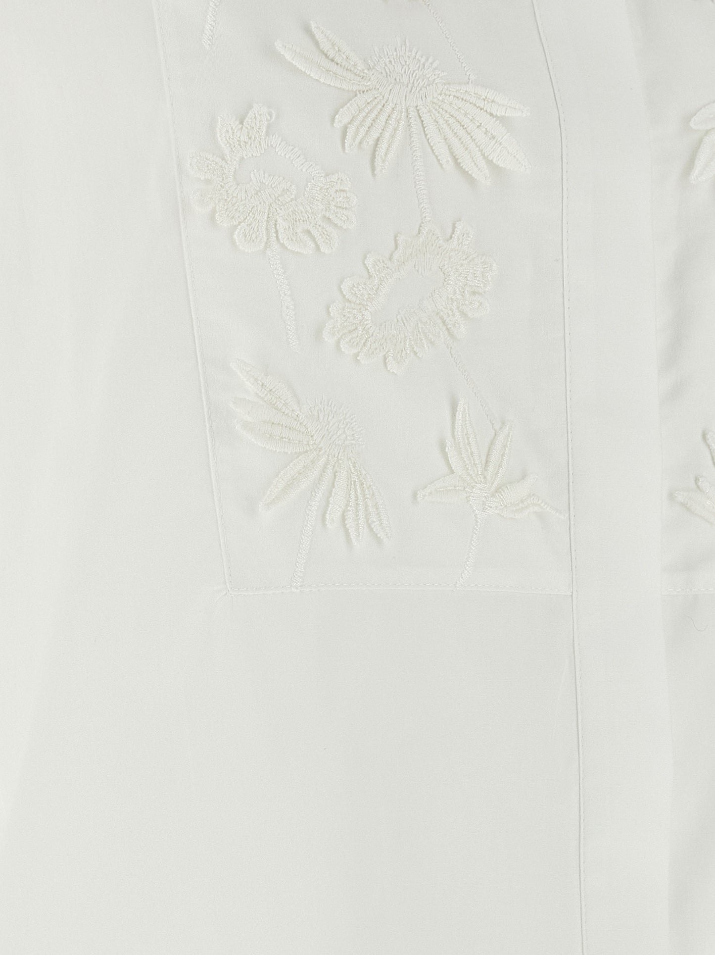Blouse by P.A.R.O.S.H. for women in cotton white presents a discerning silhouette, showcasing a sophisticated and for a truly discerning finish.