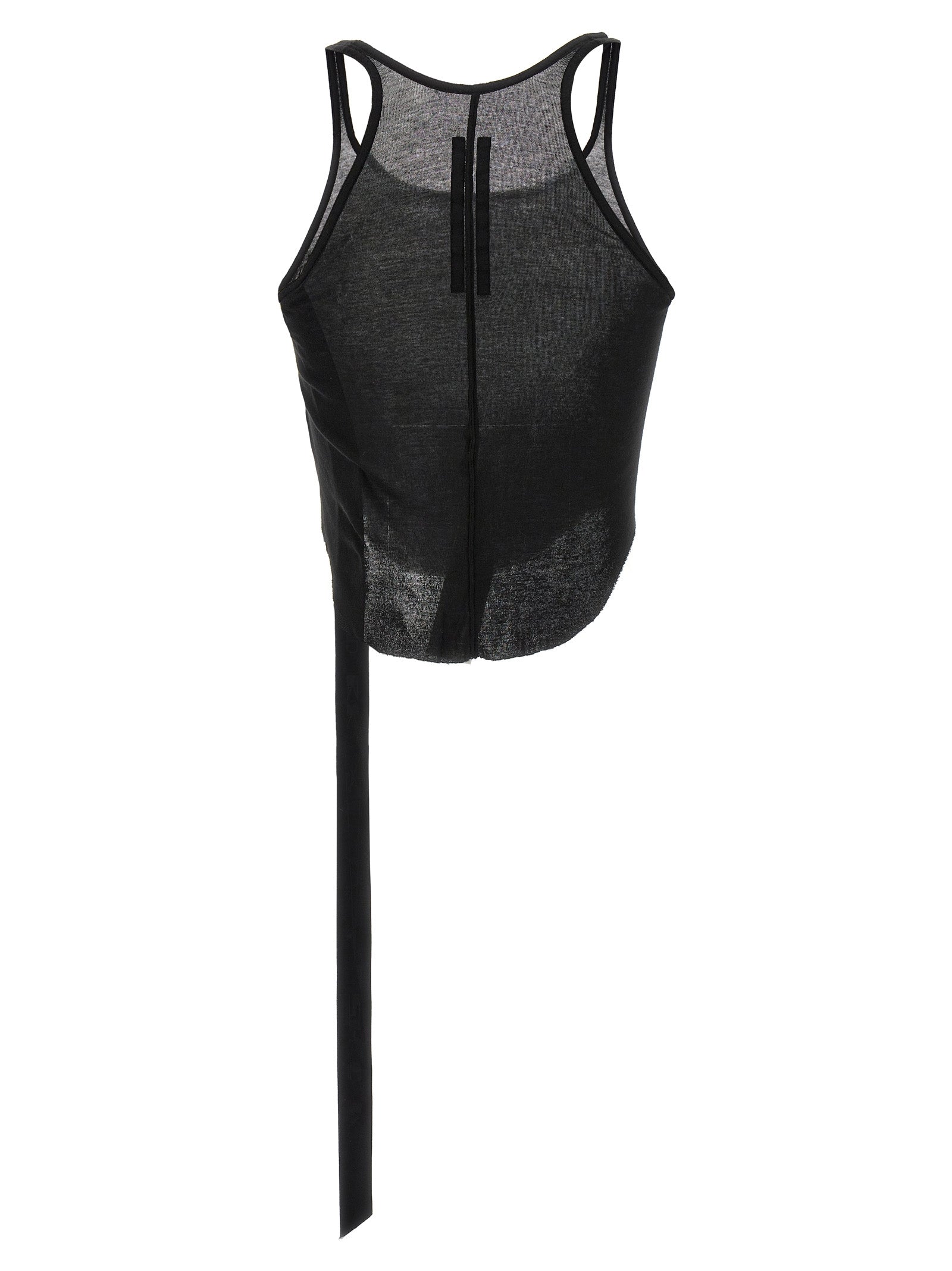Tank Top by DRKSHDW for women in cotton black & transparent showcases a sumptuous silhouette, artfully detailed with a sumptuous round neckline and for a truly sumptuous finish.