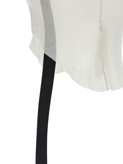 Tank Top by DRKSHDW for women in cotton transparent & white showcases a sublime silhouette, with and details for a sublime finish.
