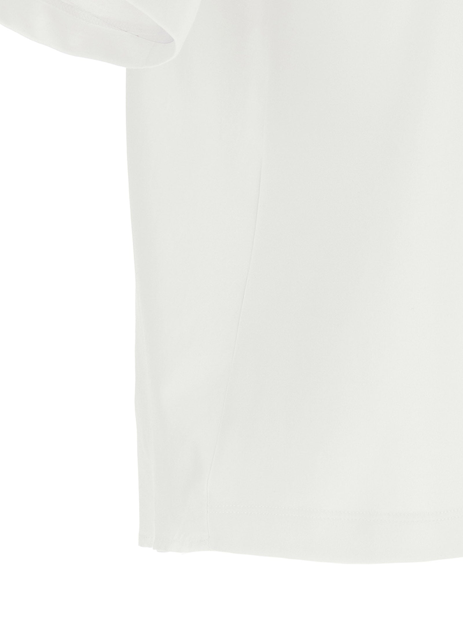 T-Shirt by Peserico for women in stretch cotton & polyamide white features a plush silhouette, showcasing a sophisticated and for a truly plush finish.