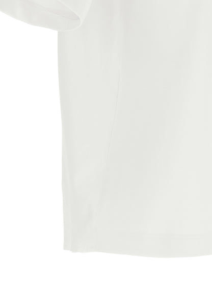 T-Shirt by Peserico for women in stretch cotton & polyamide white features a plush silhouette, showcasing a sophisticated and for a truly plush finish.