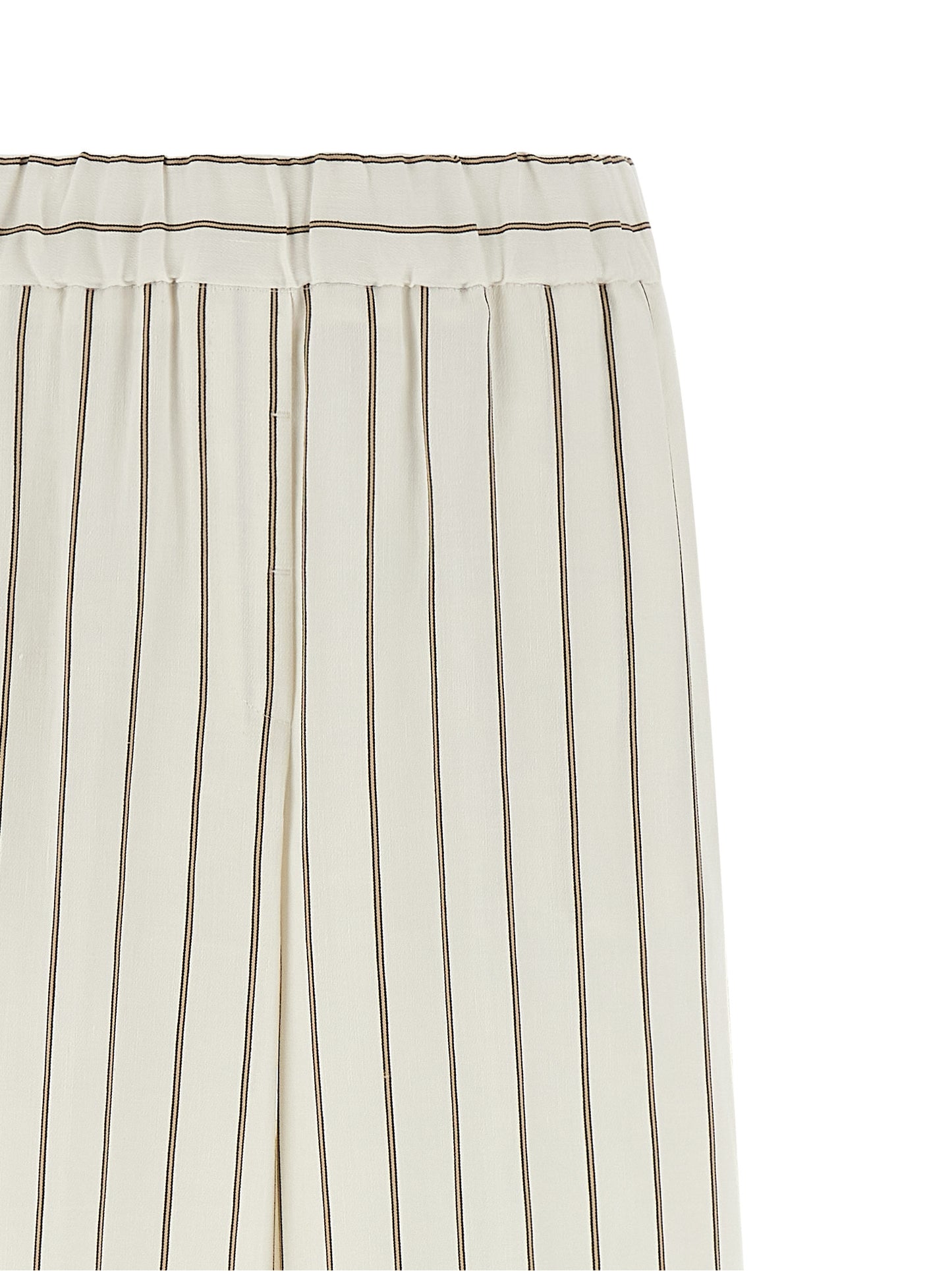 Casual Pants by Peserico for women in linen cotton twill white presents a refined pantology silhouette, artfully defined by a refined pantology straight & wide, long, and a sophisticated .