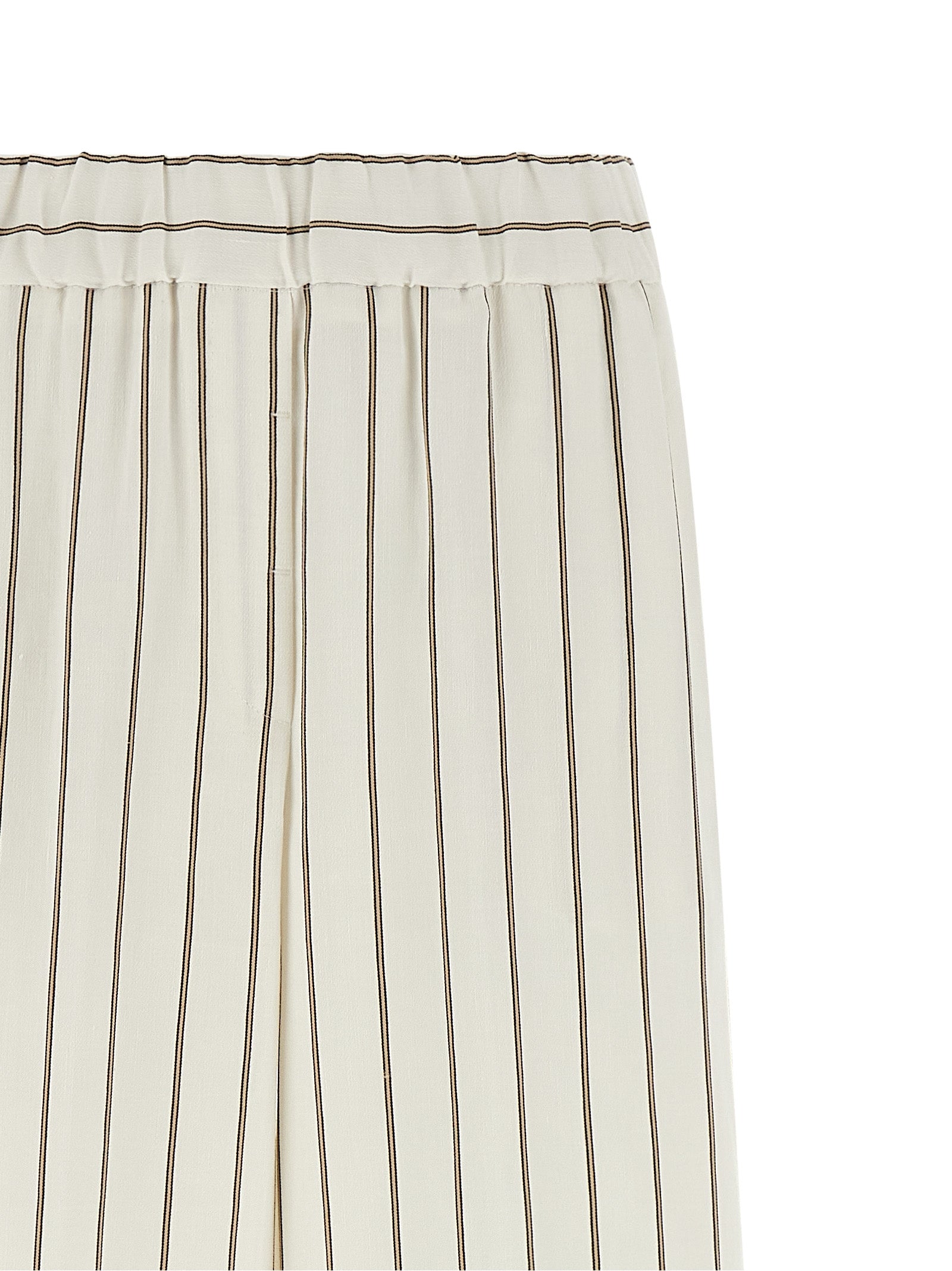 Casual Pants by Peserico for women in linen cotton twill white presents a refined pantology silhouette, artfully defined by a refined pantology straight & wide, long, and a sophisticated .