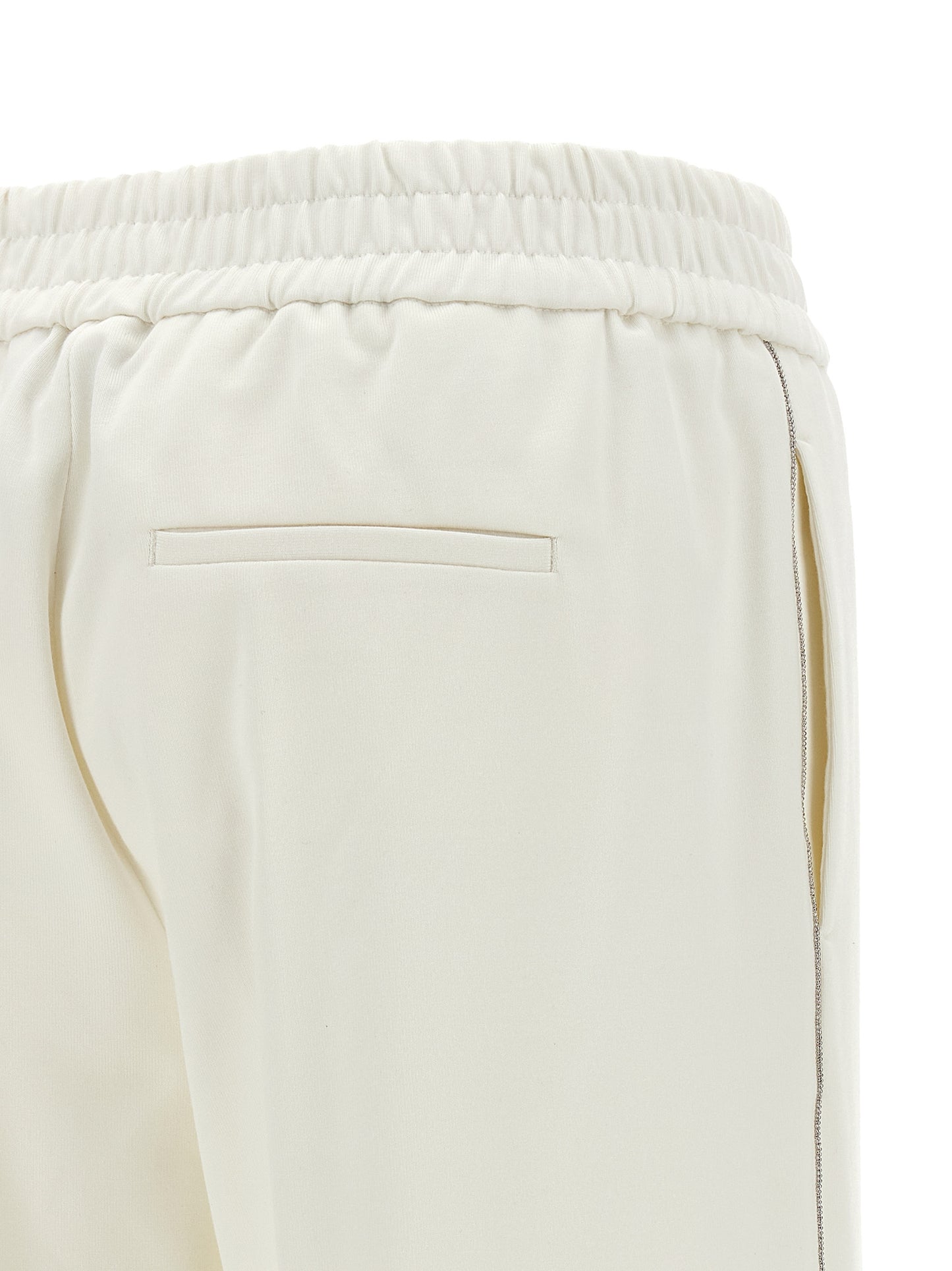 Casual Pants by Peserico for women in polyester cotton white presents a refined pantology silhouette, artfully defined by a refined pantology straight-leg & wide, long, and a sophisticated .