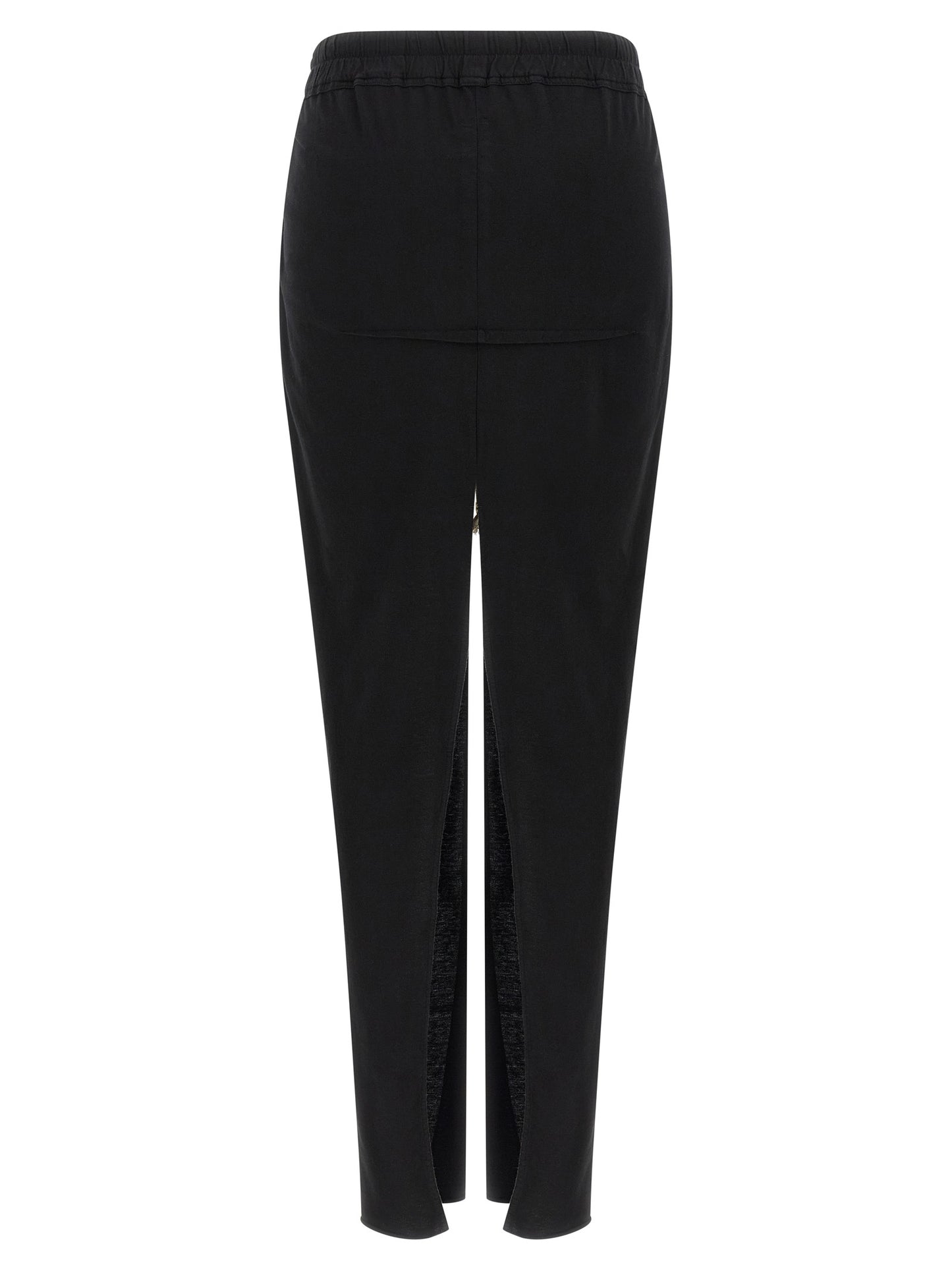 Skirt by DRKSHDW for women in organic cotton black features a contoured silhouette from the Women's Organic Cotton Mini Skirt collection, characterized by its contoured mini for a contoured finish.