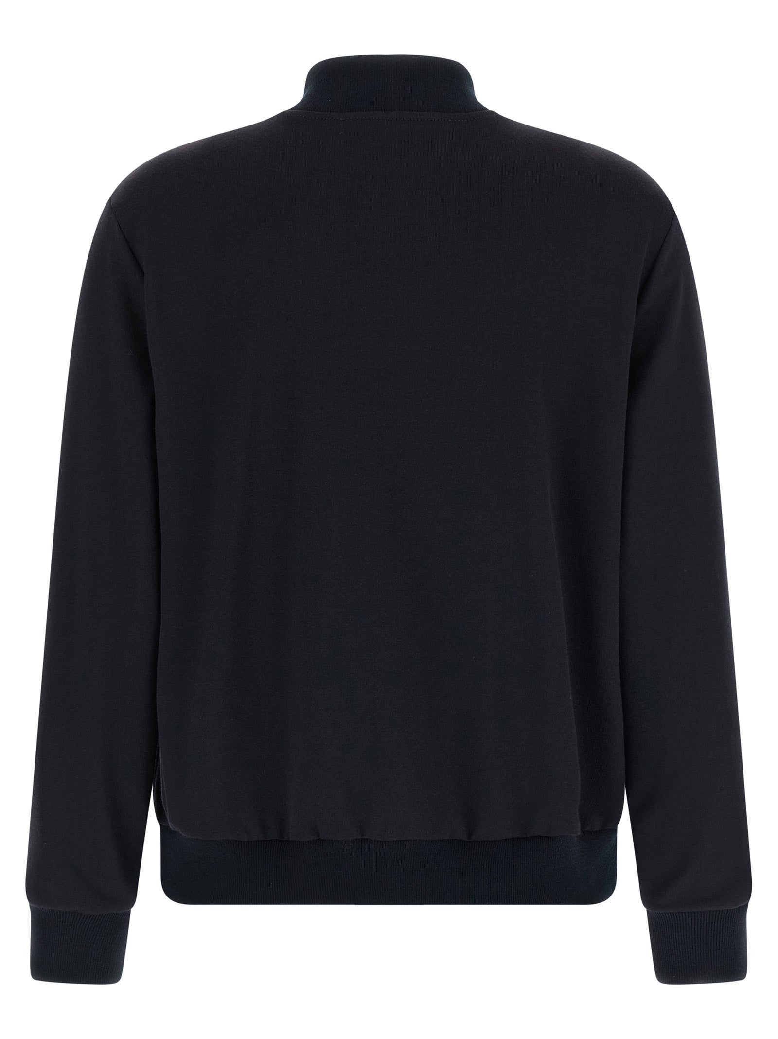 Bomber Jacket by Peserico for women in polyester cotton blue features an contemporary silhouette, showcasing a sophisticated high-neck neckline and contemporary pockets for a truly refined look.