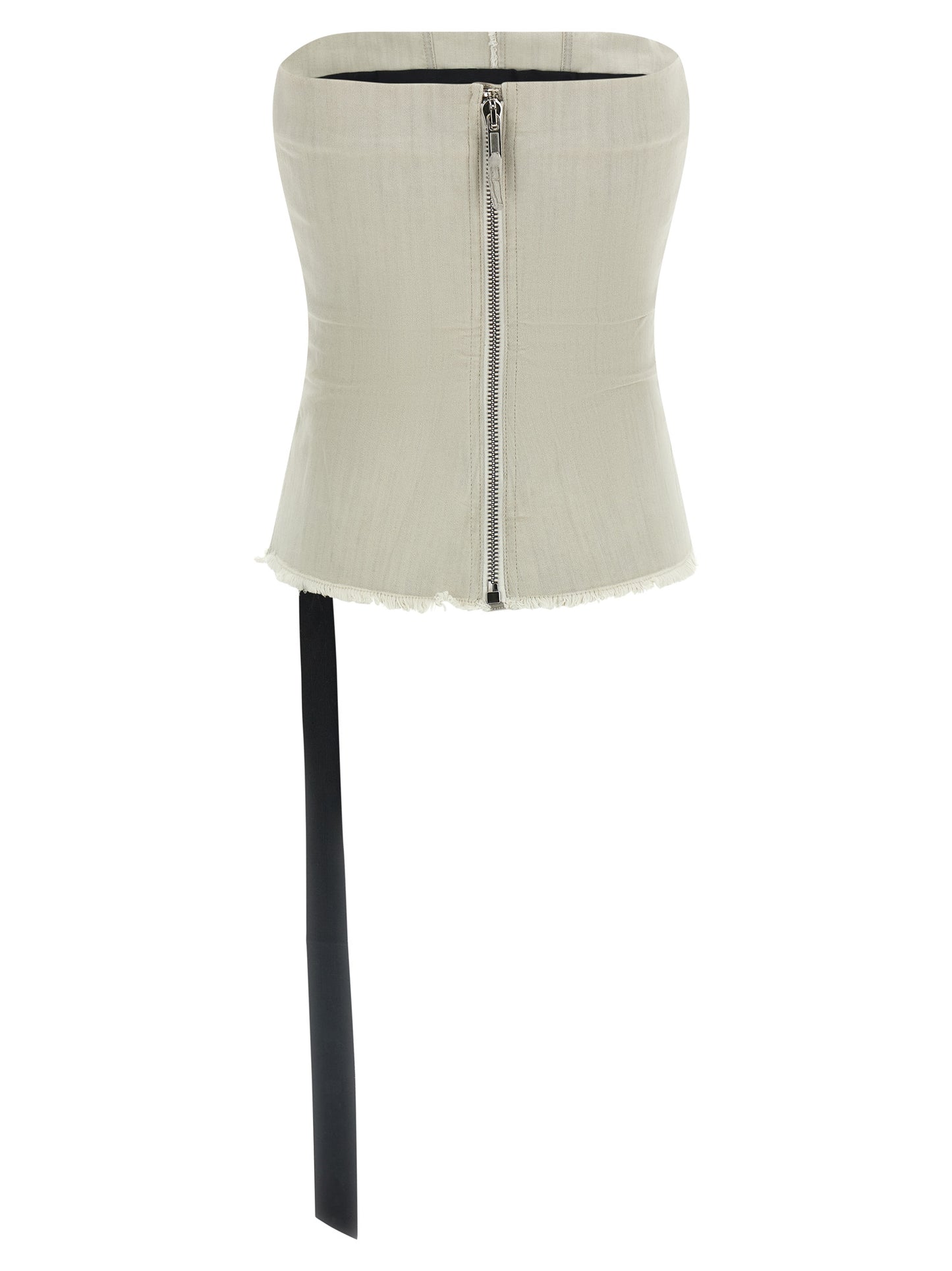 Tank Top by DRKSHDW for women in stretch denim cotton gray features an bespeak silhouette, showcasing an bespeak and bespeak for a truly sophisticated look.