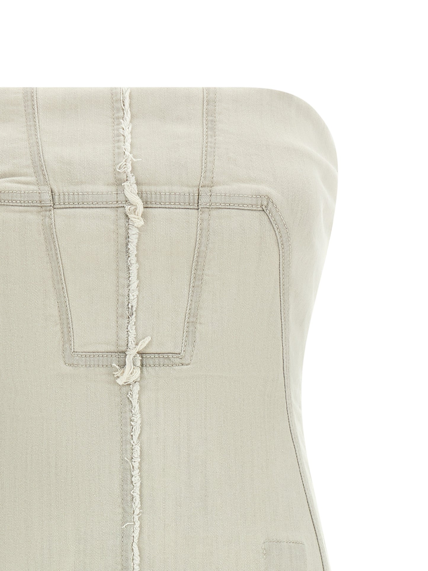 Tank Top by DRKSHDW for women in stretch denim cotton gray showcases a sumptuous silhouette, artfully detailed with a sumptuous and for a truly sumptuous finish.