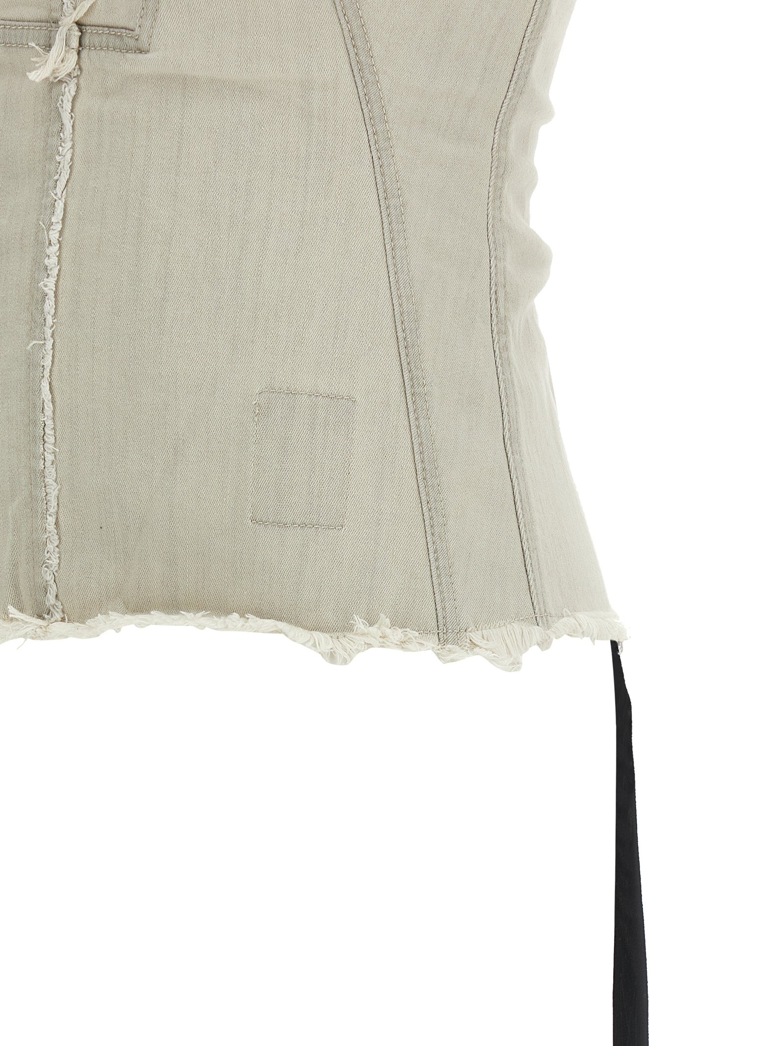 Tank Top by DRKSHDW for women in stretch denim cotton gray features an bespeak silhouette, showcasing an bespeak and bespeak for a truly sophisticated look.