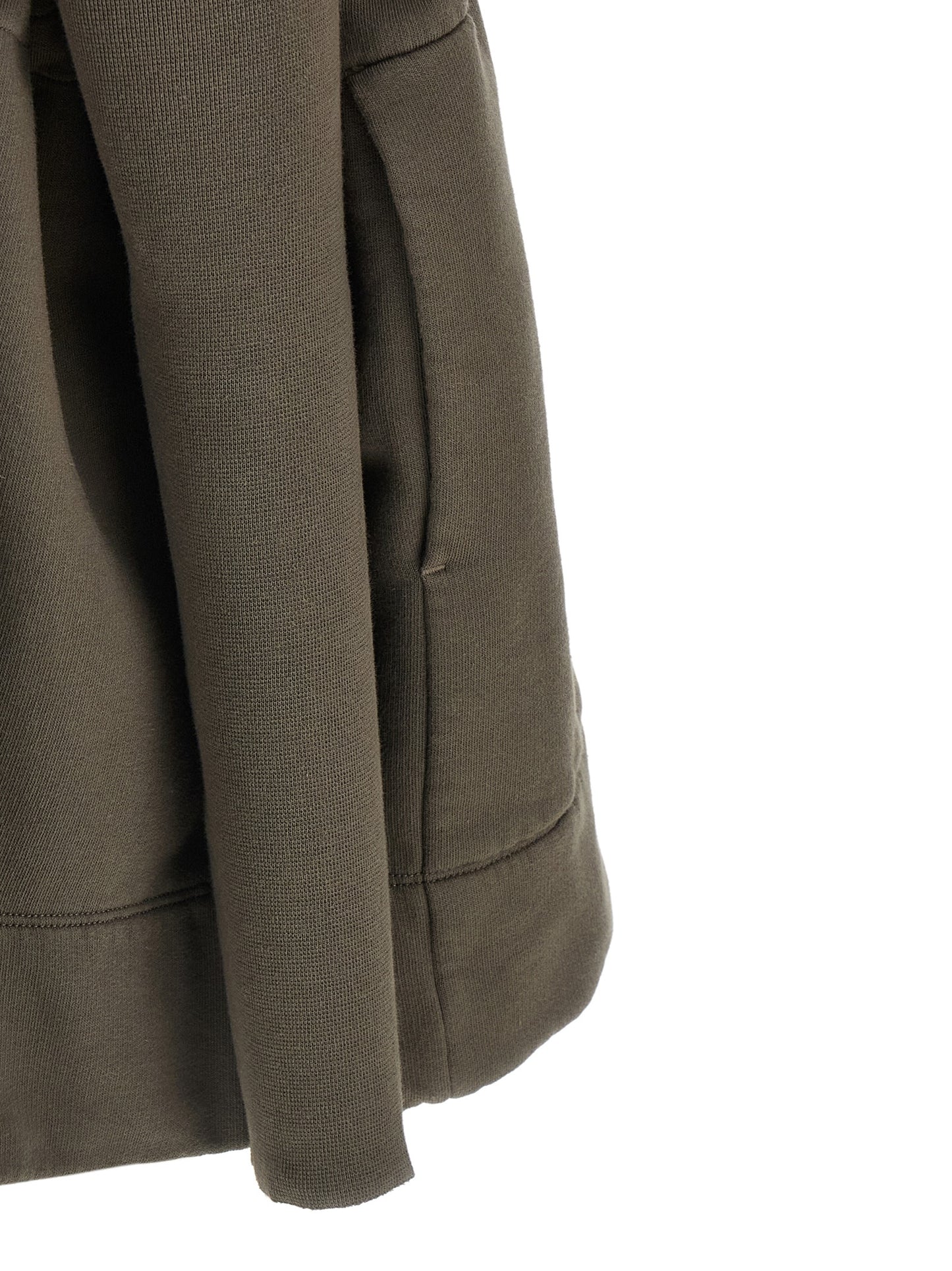 Activewear Sweatshirt by DRKSHDW for women in cotton beige presents a dynamic silhouette, featuring a dynamic and detailed with functional .