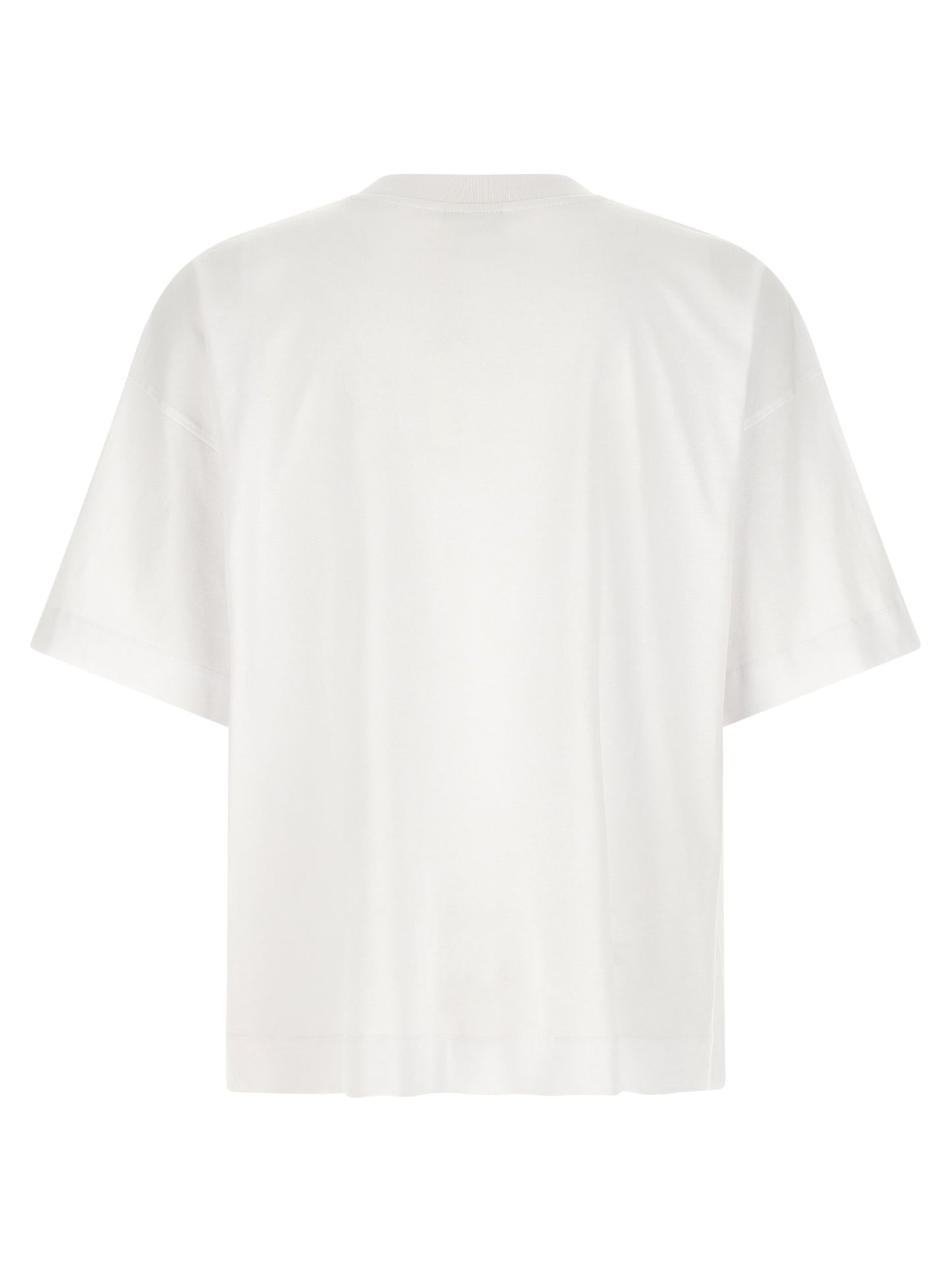 Dries Van Noten White Cotton T-Shirt