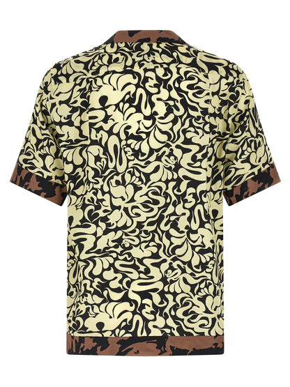 Shirt by Dries Van Noten for men in viscose multicolor, floral & print showcases a sublime silhouette, artfully detailed with a sublime and for a sophisticated, sublime finish.