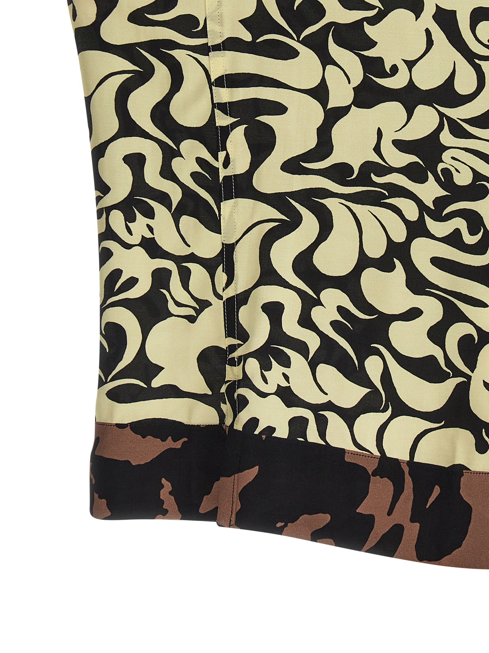 Shirt by Dries Van Noten for men in viscose multicolor, floral & print features an architectural silhouette with a refined and elegant for a architectural look.