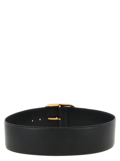 Belt by PINKO for women in bos taurus cowhide leather black features an distinguished design, perfectly showcasing the sophisticated craftsmanship of this distinguished Bos Taurus Cowhide Leather Belt.