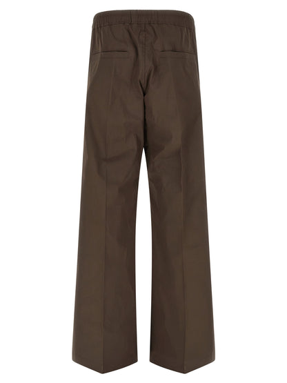 Cargo Pants by Rick Owens for men in stretch cotton brown features an stylish wide with a long and , expertly finished with stylish utility detailing.