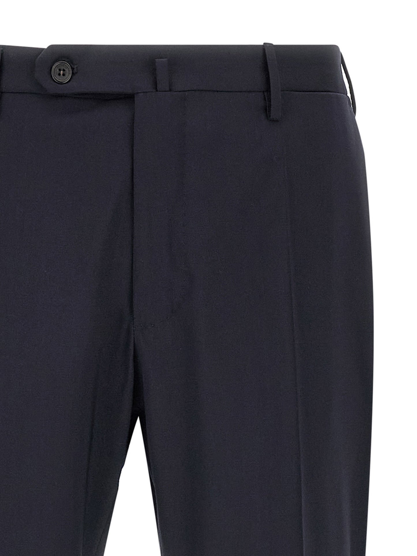 Trousers by Incotex for men in virgin wool blue presents a smart silhouette, meticulously detailed with a smart , a smart long, and a smart .