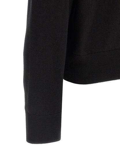 Cardigan by Hugo Boss for men in cotton black features an impeccable silhouette, showcasing a sophisticated and detail for a truly impeccable finish.