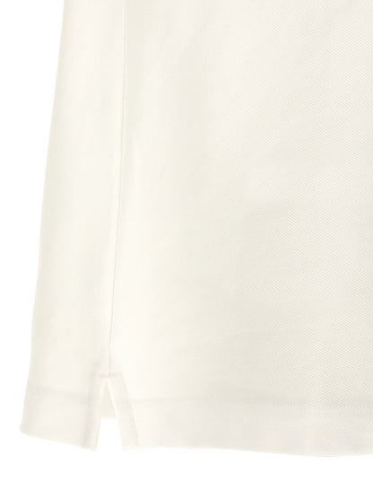Polo Shirt by Hugo Boss for men in cotton white showcases a sharp silhouette, detailed with a refined and sharp for a sophisticated finish.