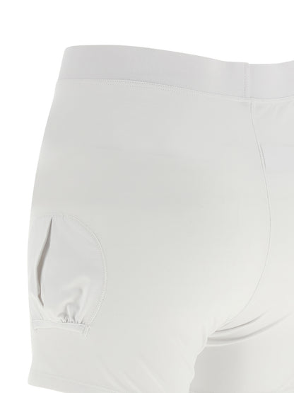 Dress by Brunello Cucinelli for women in stretch cotton white, signature & striped showcases a striking silhouette, elegantly detailed with a , refined , and a striking short mini for a striking finish.
