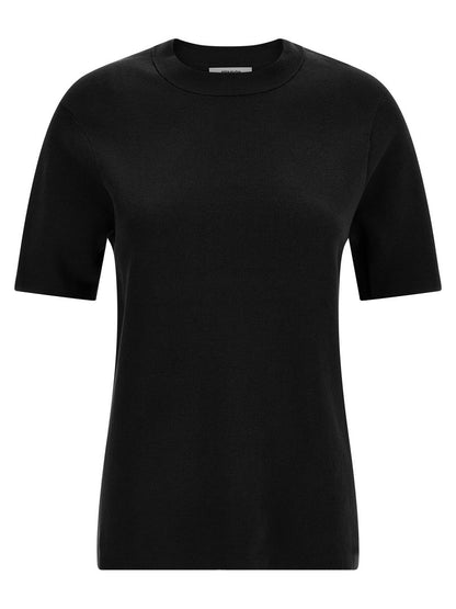 Entire Studios Women's Crew Neck Cotton T-Shirt - Black