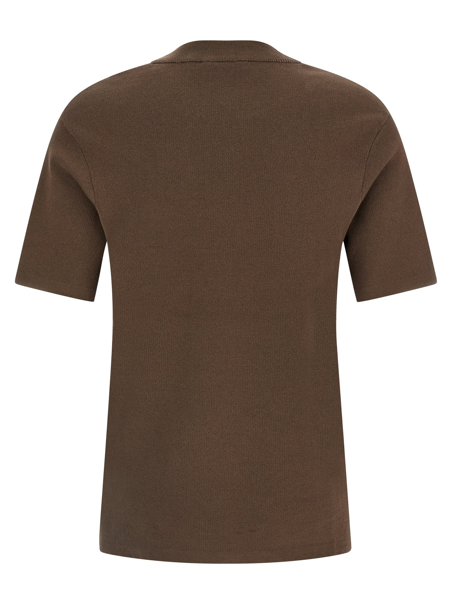 T-Shirt by Entire Studios for women in cotton brown showcases a unassuming silhouette, artfully detailed with a refined crew neckline and unassuming for a sophisticated, contemporary look.