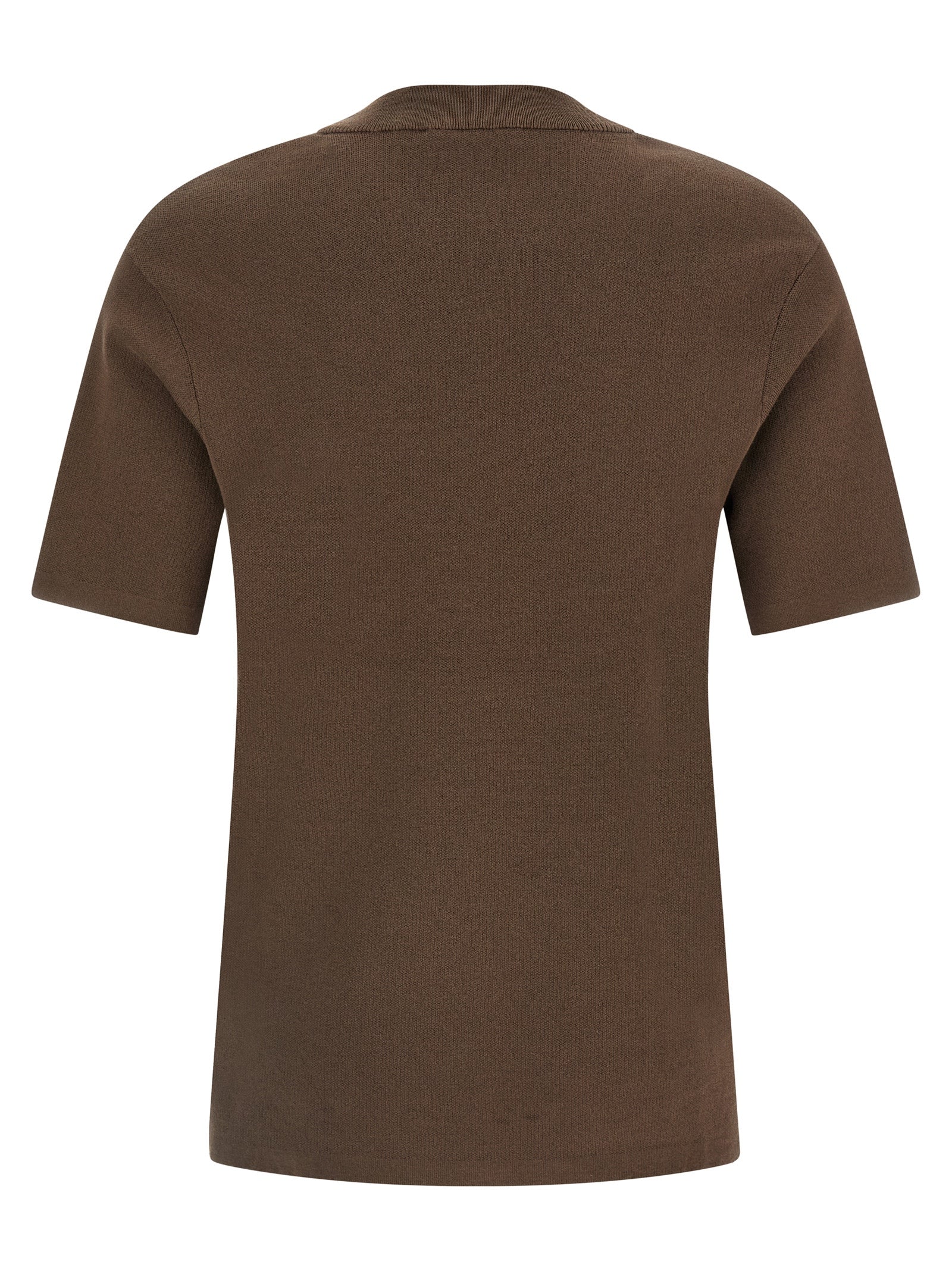 T-Shirt by Entire Studios for women in cotton brown showcases a unassuming silhouette, artfully detailed with a refined crew neckline and unassuming for a sophisticated, contemporary look.